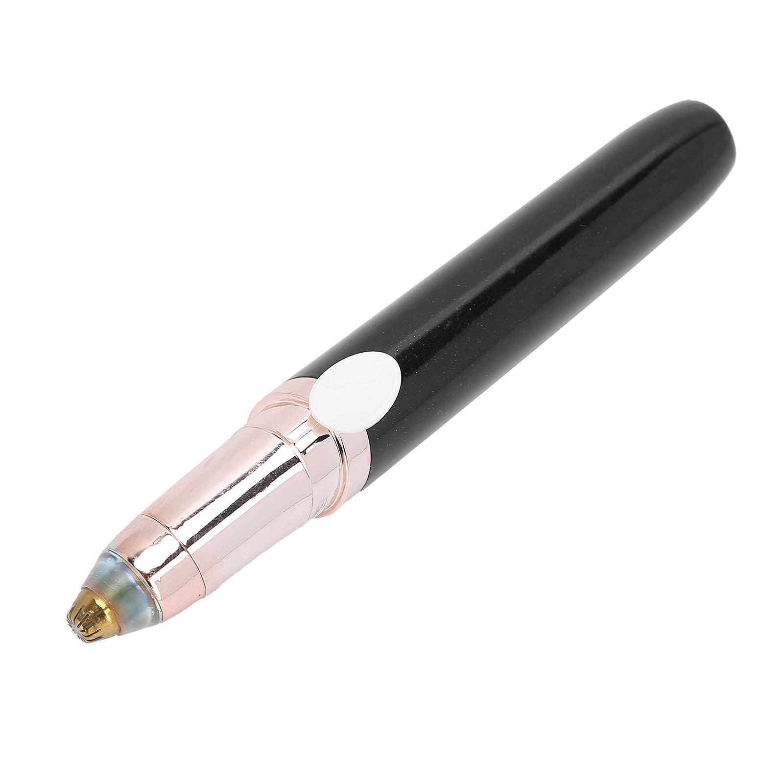 Painless Electric Hair Remover for Women - Portable Lip, Cheek, Chin, Nose, Ear & Eyebrow Hair Shaver (Black) | Perfect for Travel, Home & Salon Use