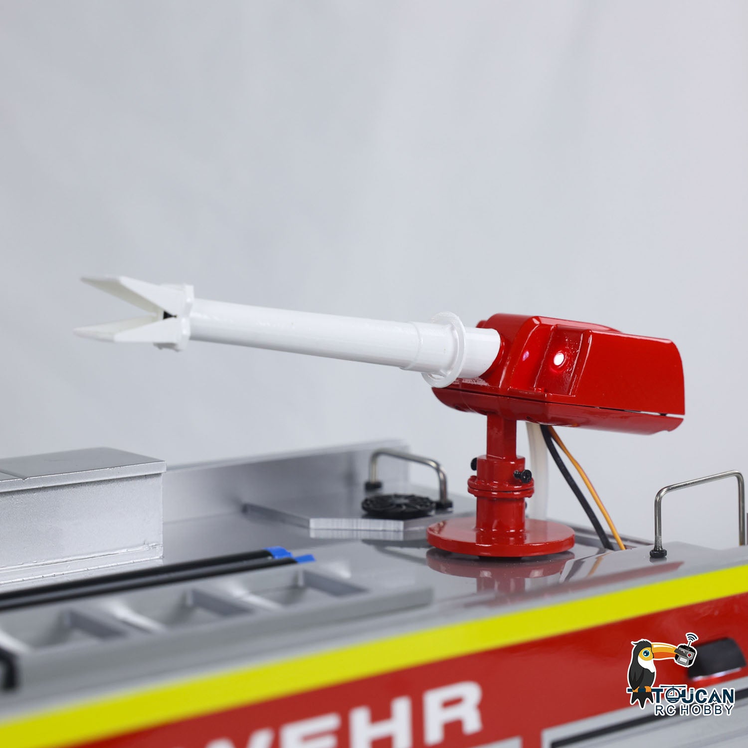 1/14 Scale 6x4 RC Fire Truck with Remote Control, Extinguisher, Sprinkler, RTR, Lights & Sounds, ESC, Servo Motor - Perfect for Hobbyists, Collectors, and Emergency Simulation Play