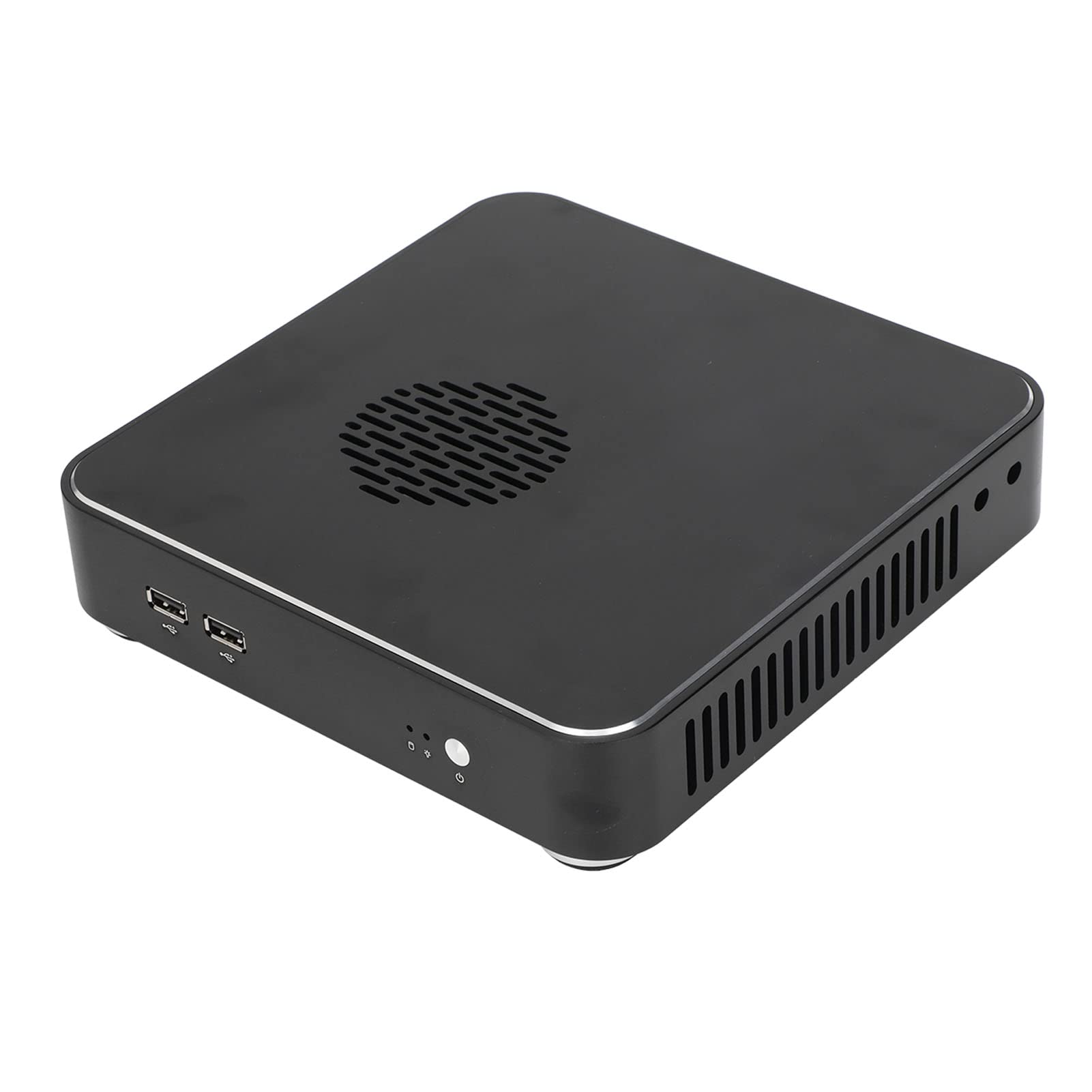 Compact Mini ITX PC Case with Excellent Cooling & Expansion - Sleek HTPC Chassis for Home Theater & Gaming Setups - Small Form Factor Desktop Computer Case