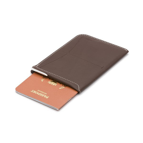 Bellroy Premium Leather Passport Sleeve Wallet - RFID Blocking Travel Organizer for Men & Women | Perfect for Airports, Business Trips & International Travel