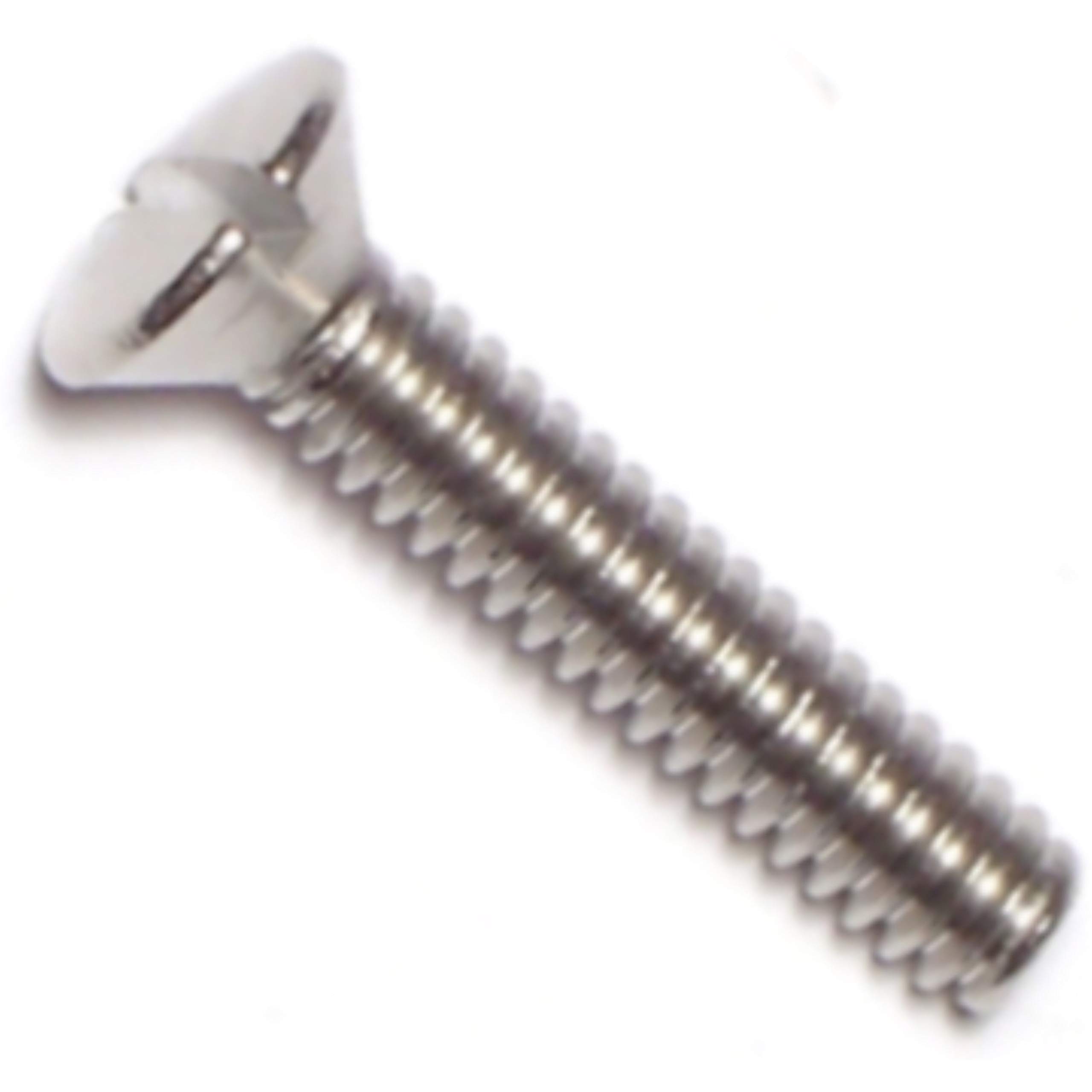 8-32 x 1 Inch Slotted Oval Head Machine Screws (25-Pack) - Stainless Steel Fasteners for Furniture, Electronics & DIY Projects