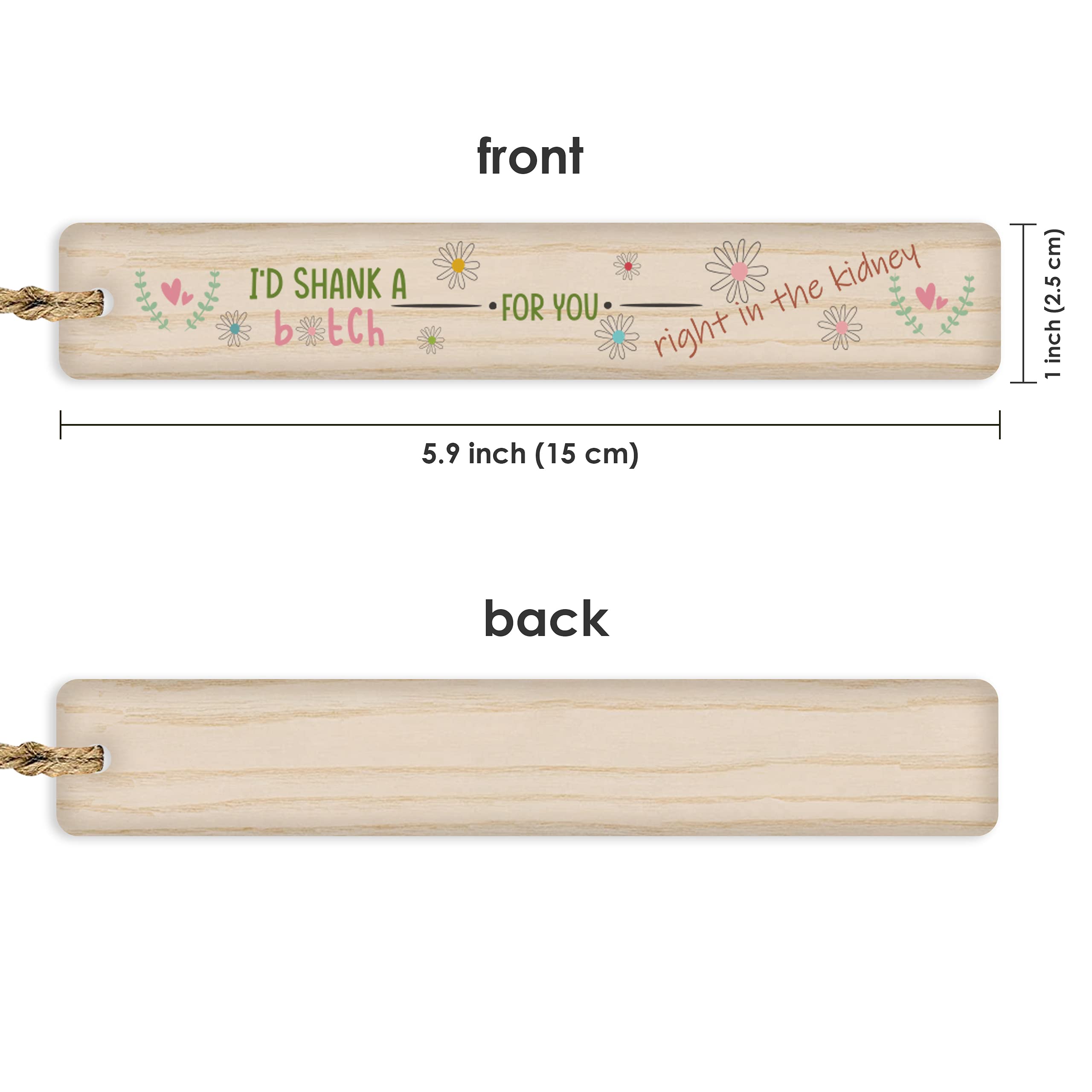 Handmade Wooden & Antique Style Custom Engraved Bookmarks - Personalized Wood Book Markers for Women & Men - Unique Gifts for Book Lovers - Perfect for Reading, Gifting & Collecting