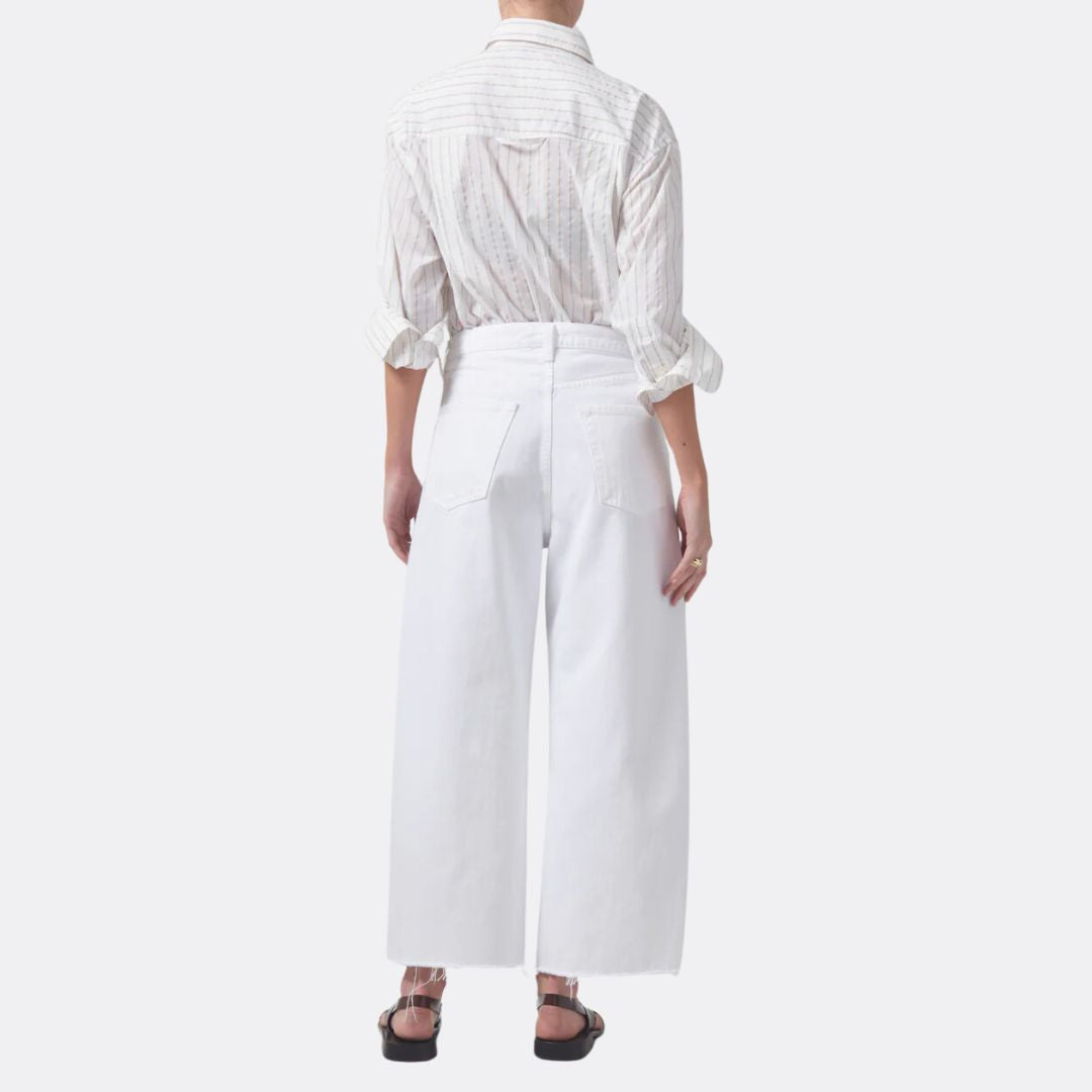 Ayla Raw Hem Crop Top - Women's Fashion Distressed Denim Shirt for Casual Outfits & Streetwear | Perfect for Layering, Parties, and Everyday Wear