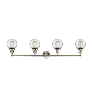 215-BAB-G204-6 Beacon 3-Light Bathroom Vanity Light Fixture in Black Antique Brass - Perfect for Modern Bathroom, Powder Room & Spa Lighting