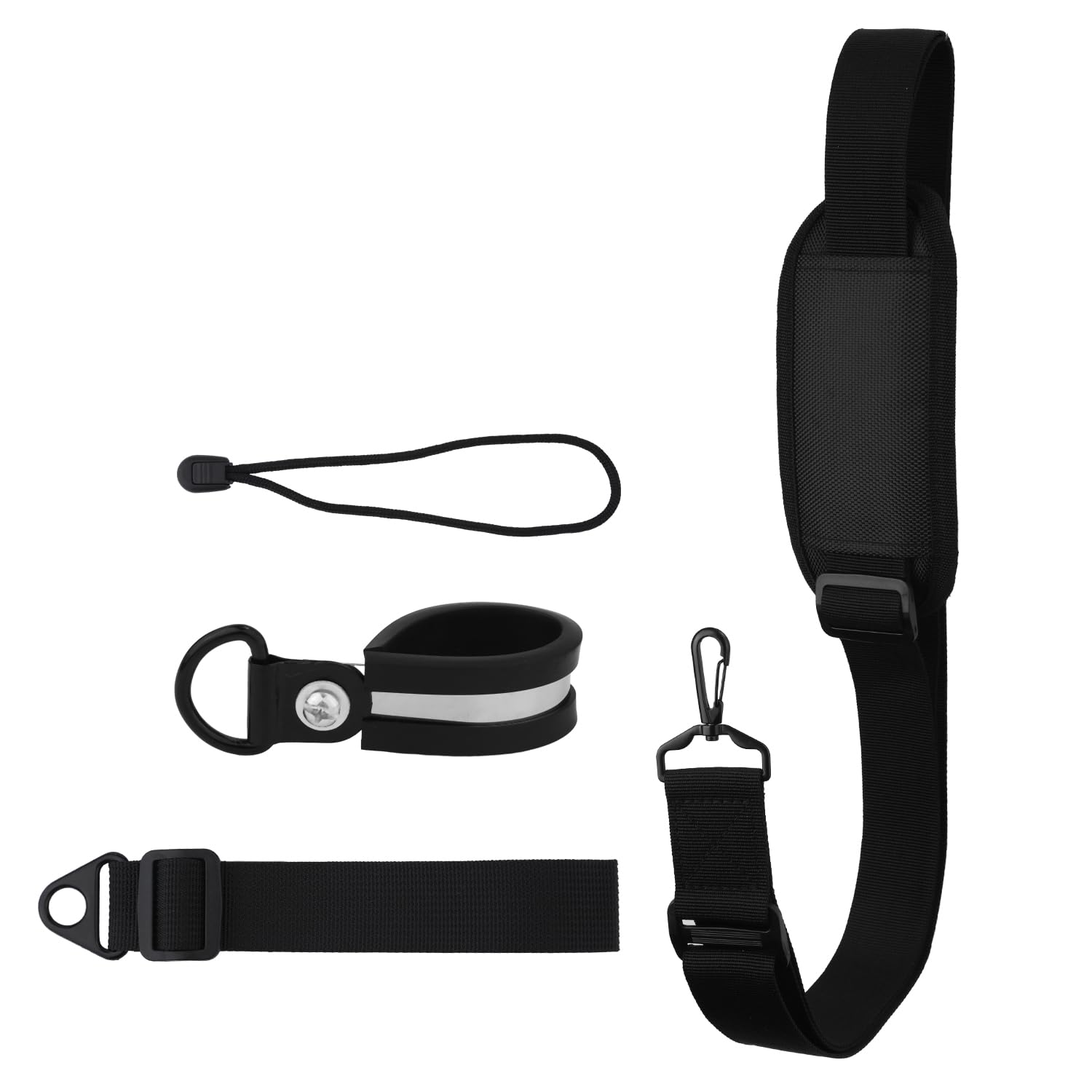 **Heavy Duty Shoulder Strap for Trimmer & Leaf Blower - Adjustable Weed Eater Strap with 3 Accessories & Shaft Clamp - Perfect for Yard Work, Landscaping & Gardening Tools**
