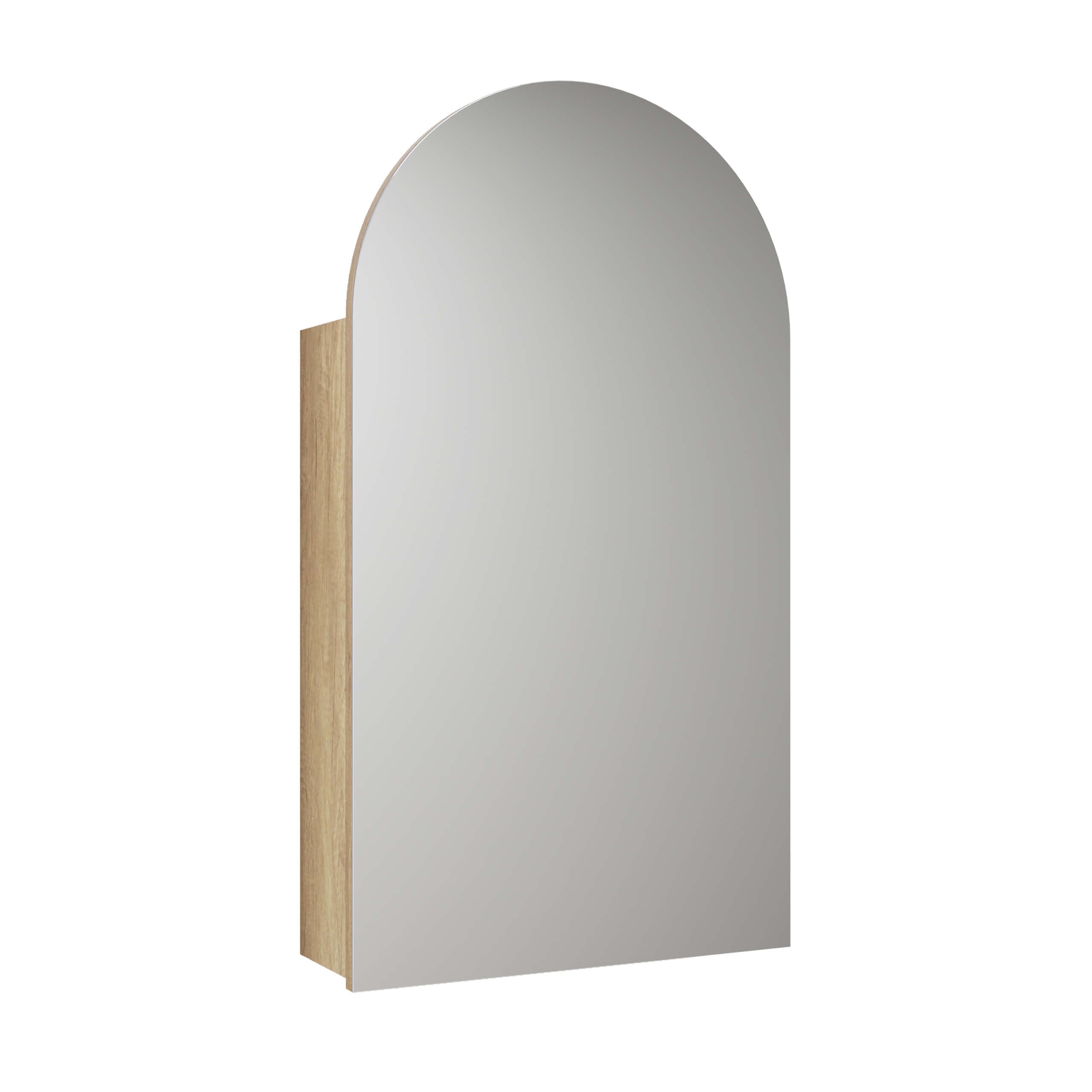 Aulic Canterbury Arch Shaving Cabinet - Wall Mounted Bathroom Mirror with Storage | Perfect for Small Spaces, Modern Vanity & Shaving Organization