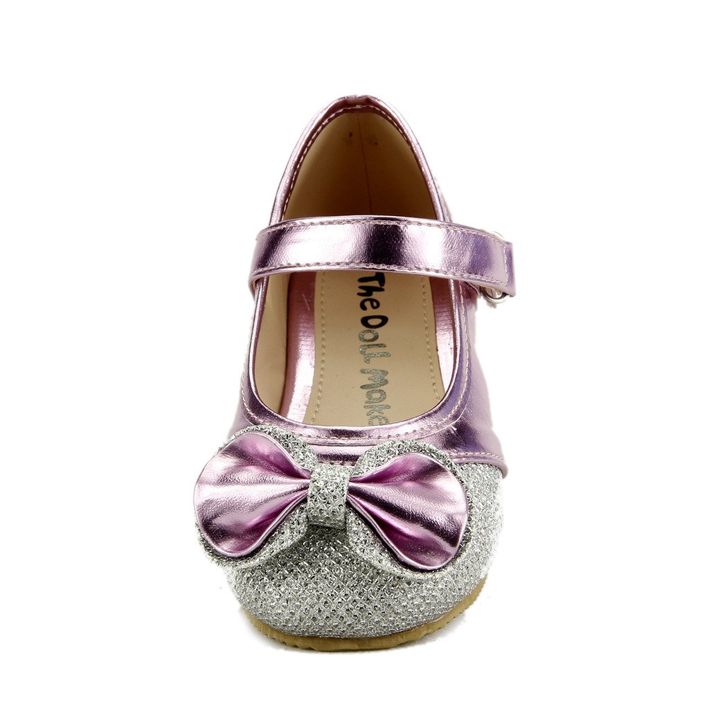 The Doll Maker Gold Sparkle Mary Jane Shoes for Women - Elegant Party Pumps with Glitter Finish | Perfect for Weddings, Prom, Evening Events & Special Occasions