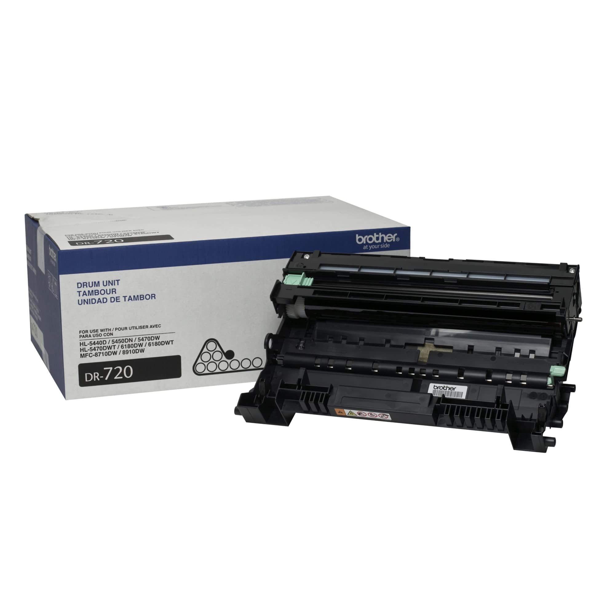 Brother DR720 Drum Unit - High Yield Black Toner Cartridge for Brother Printers | Compatible with HL-L6200DW, HL-L6400DW | Ideal for Office & Home Printing