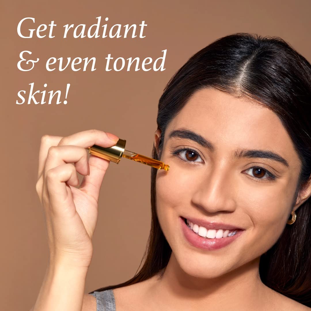 RAS Luxury Radiance Beauty Boosting Day Face Oil - 100% Natural & Organic Anti-Aging Facial Oil for Glowing Skin | Perfect for Daily Skincare Routine & Makeup Prep