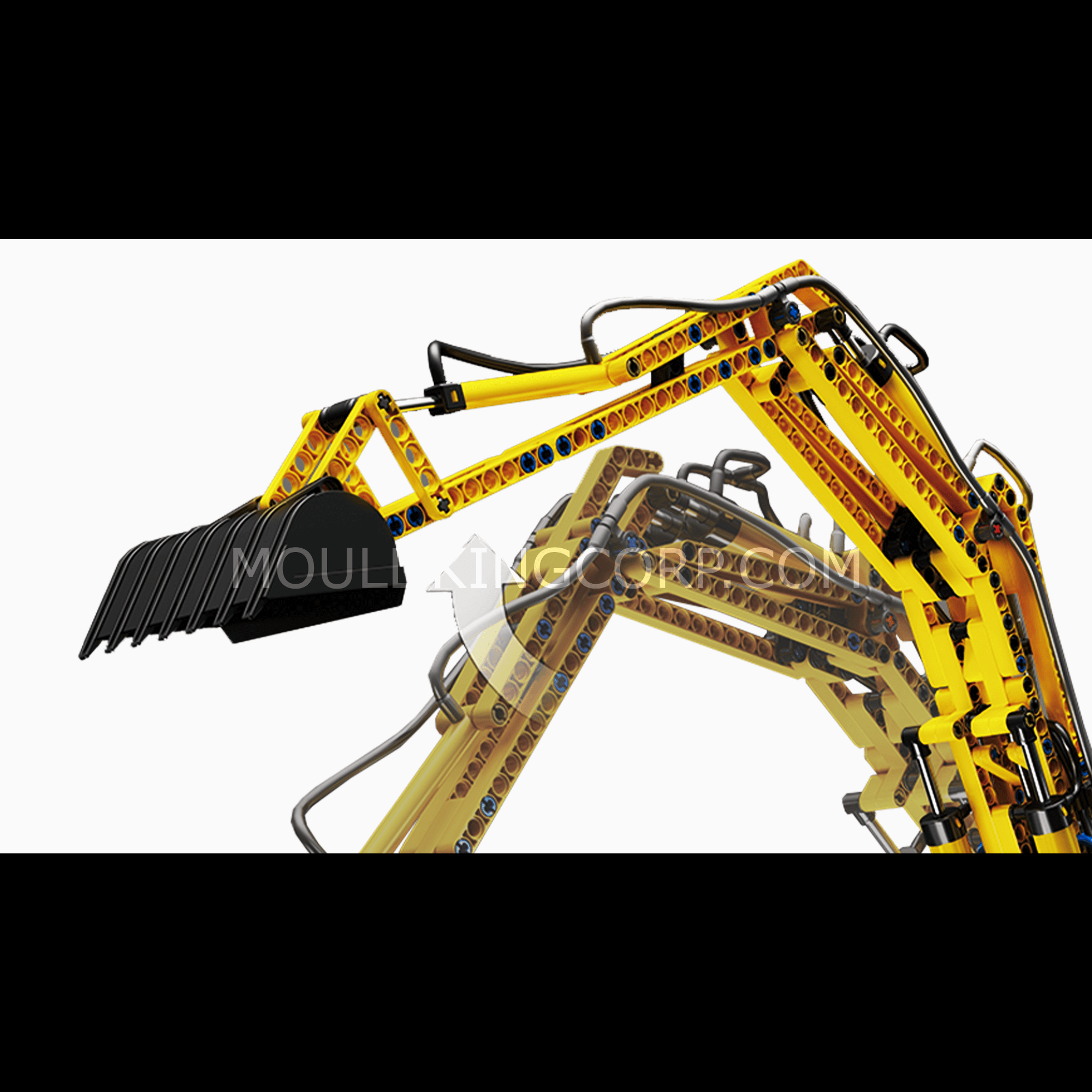 Mould King 17018 RC All Terrain Excavator Model Building Set - 2,237 Pieces STEM Toy for Adults & Kids | Remote Control Construction Vehicle for Outdoor Play, DIY Engineering Projects & Collector's Display