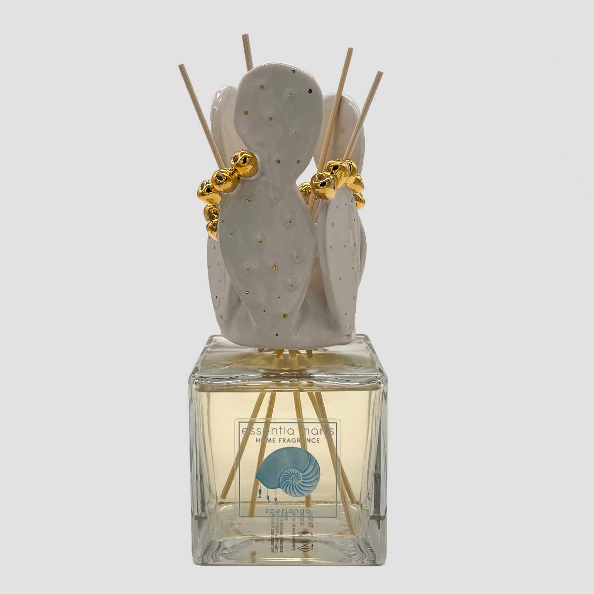 Natural Prickly Pear Scented Reed Diffuser for Home - Long-Lasting Aromatherapy for Living Room, Bedroom & Office