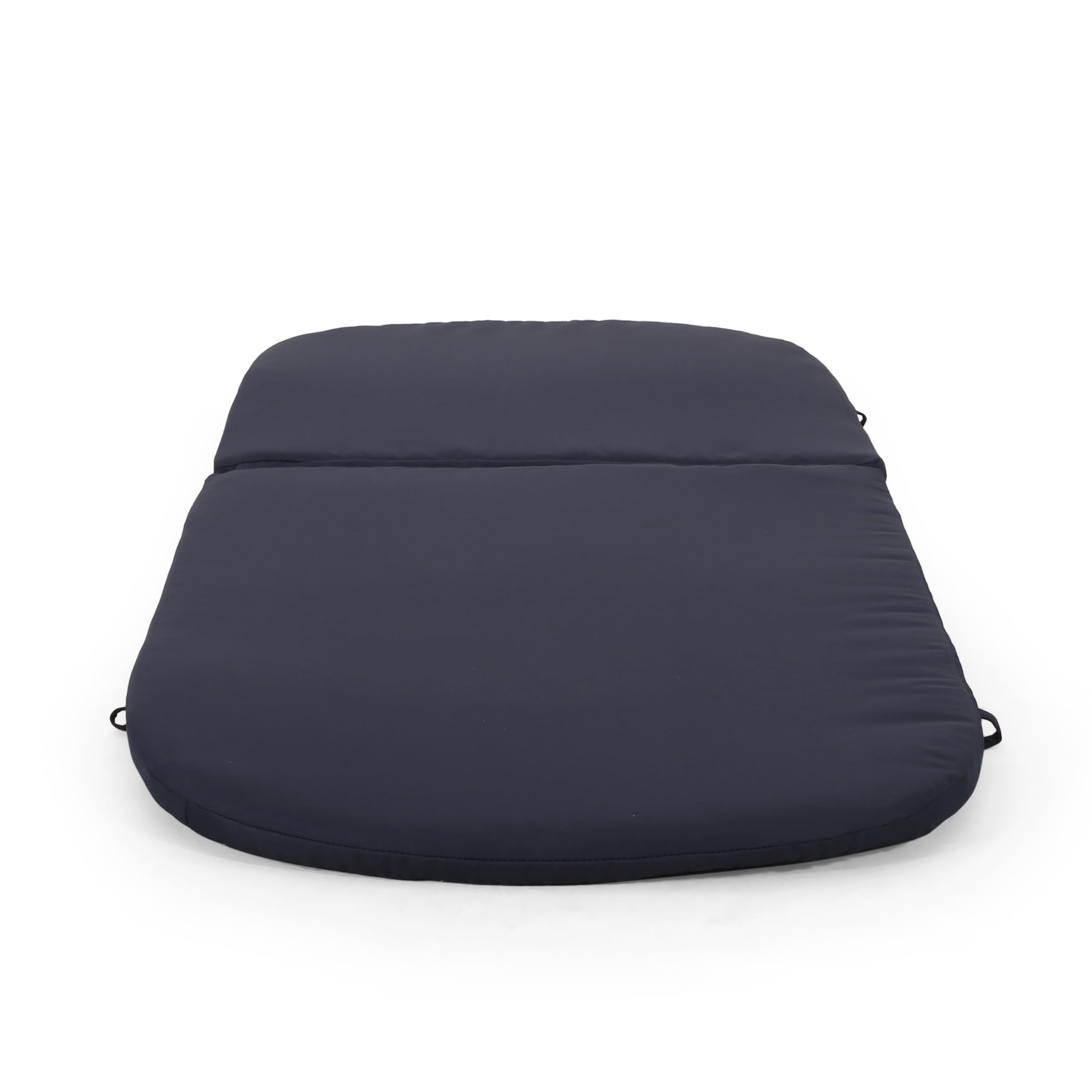 Christopher Knight Home Caspar Outdoor Water Resistant Chaise Lounge Cushions - Navy Blue (Set of 2) | Patio, Poolside & Garden Furniture Accessories for Relaxation