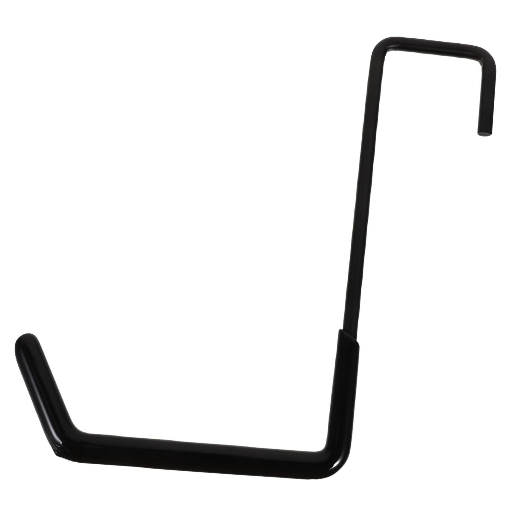 4 Pack Black Iron S-Shaped Hooks for Hanging Plants, Ladders & Closets - Heavy Duty Wall Hooks for Home Organization & Indoor Gardening Decor
