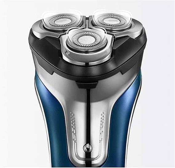 Rechargeable Electric Razor for Men - 100% Waterproof Wet & Dry Rotary Shaver with Pop-up Trimmer & LED Display - Perfect for Travel, Gym & Daily Shaving