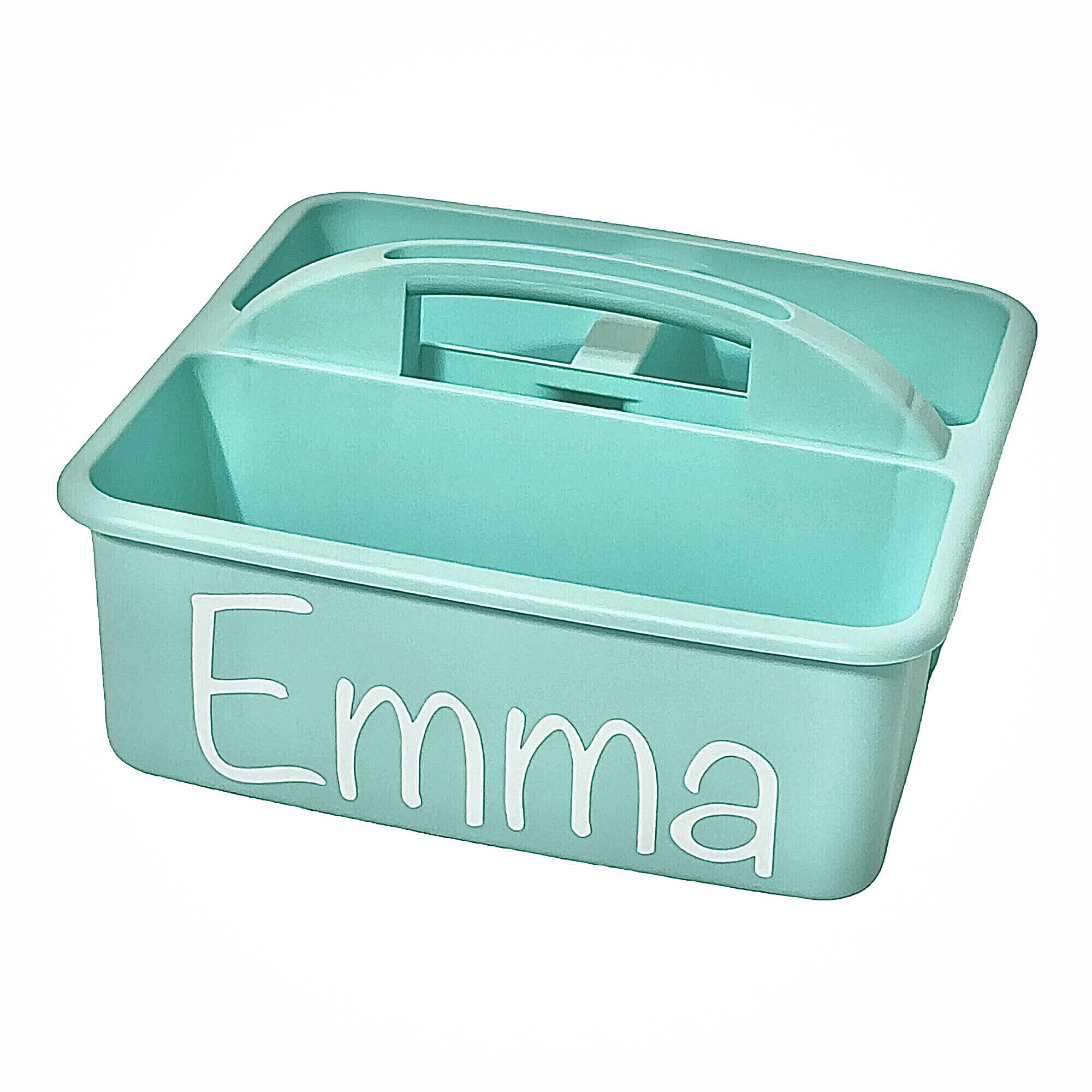 Personalized Arts and Crafts Caddy Organizer with Handle - Easter Basket & Homework Storage for Kids - Portable Art Supply Case for Boys & Girls | Perfect for Classroom, Home Crafting & Travel Activities
