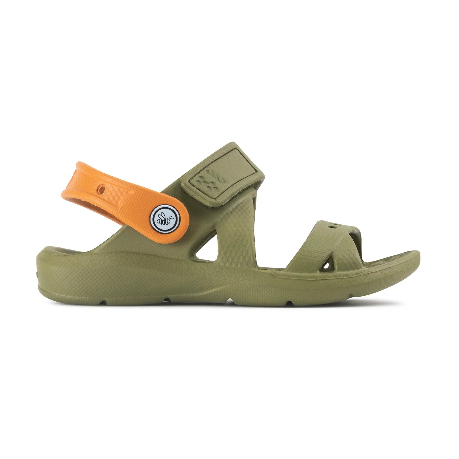 Joybees Olive/Burple Kids' Adventure Sandals - Waterproof Hiking Shoes for Boys & Girls - Perfect for Outdoor Play, Beach & Camping
