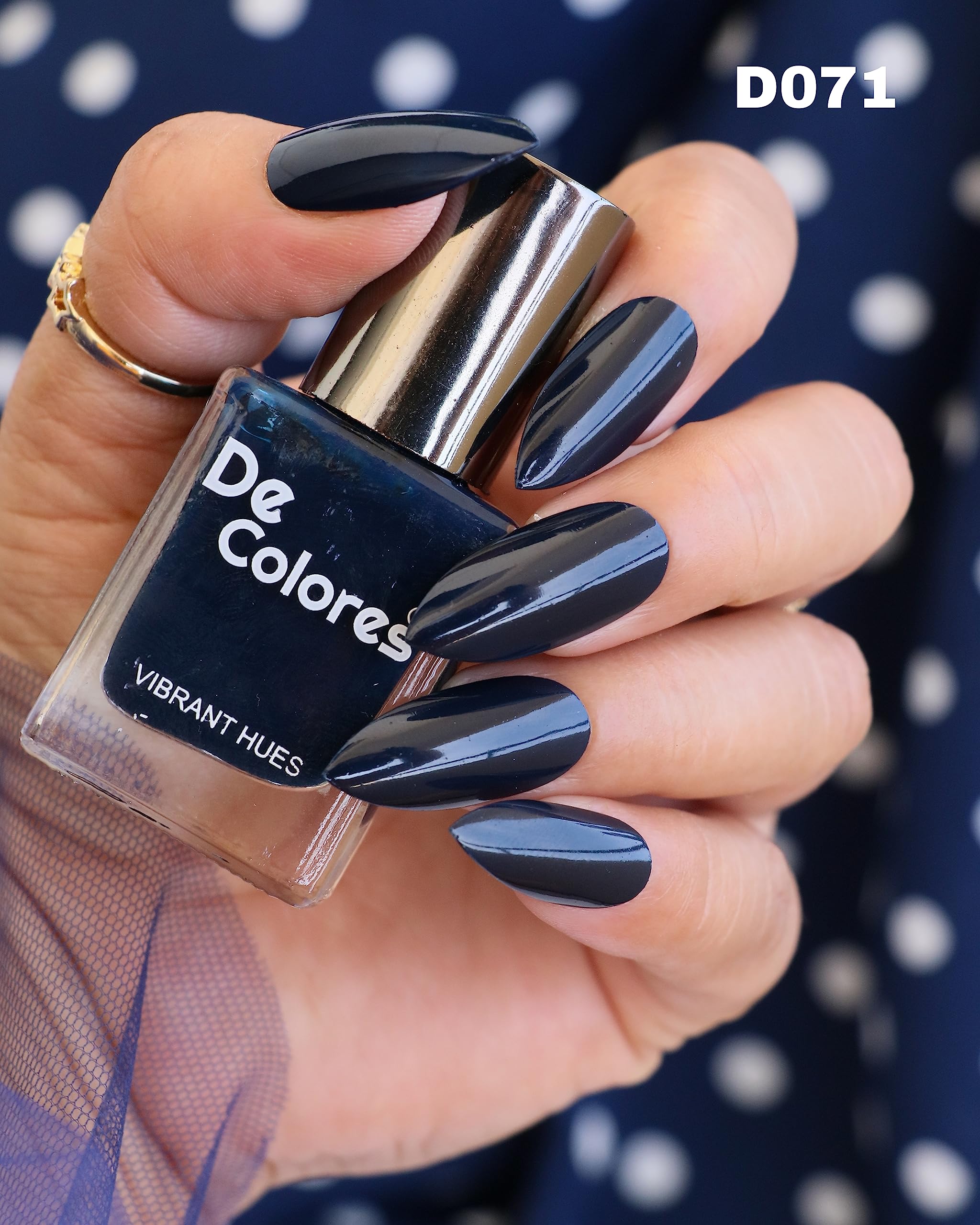 De Colores Glossy Nail Polish - Pastel Collection (6 Pack, 9.9ml Each) | Long-Lasting Vegan Nail Lacquer for Spring & Summer Manicures, Pedicures, and Nail Art