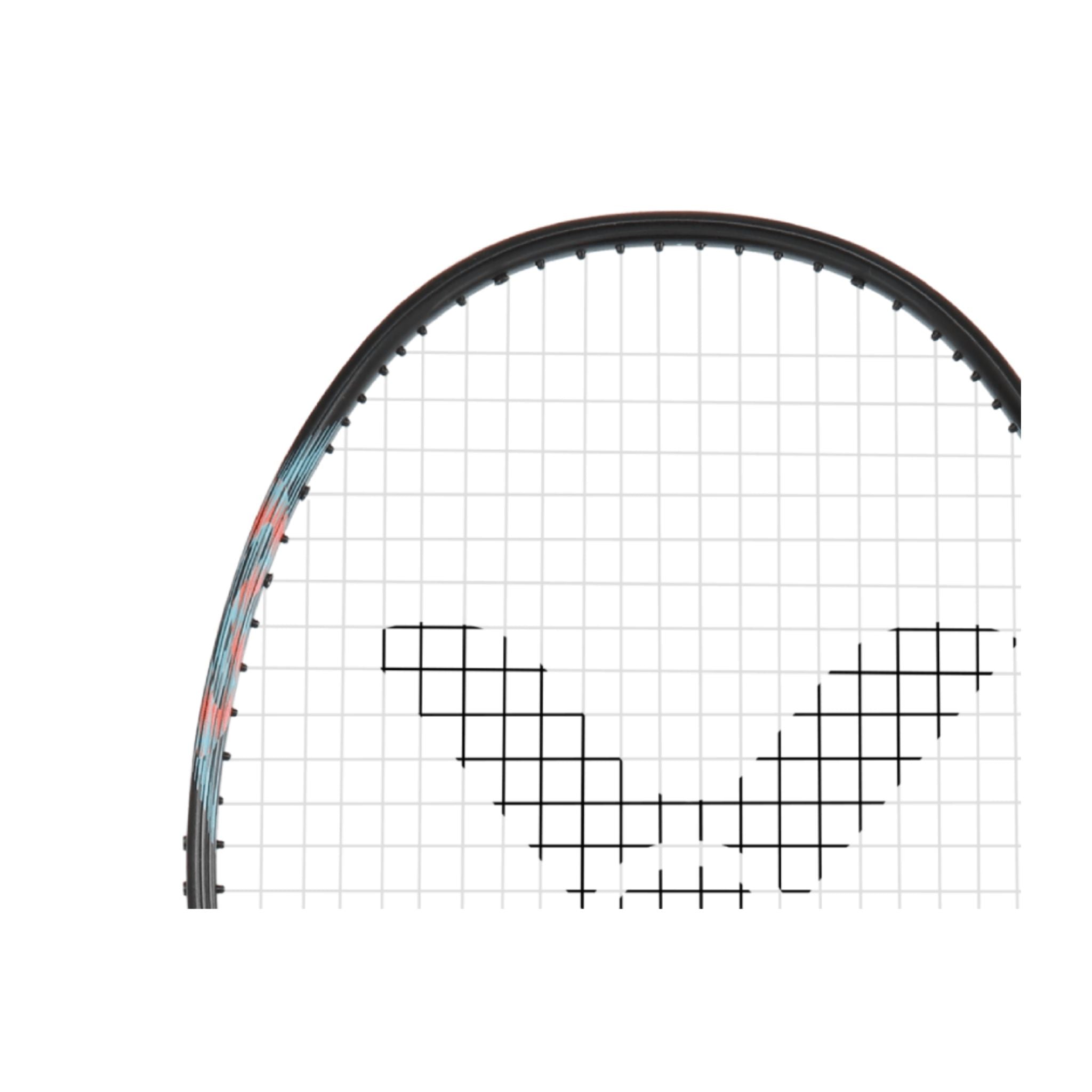 Victor Auraspeed 33H C Unstrung Badminton Racket - Carbon Fiber Lightweight Racquet for Professional Players [Moonless Night] | Perfect for Tournament Play & Training Sessions