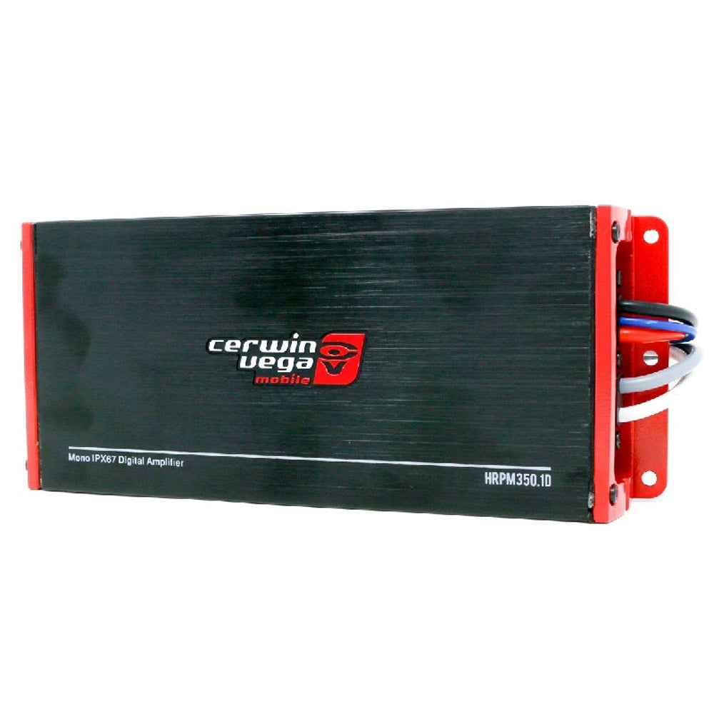 Cerwin Vega HRPM350.1D 350W Waterproof Marine Grade Class D Monoblock Amplifier - 1 Channel Car Audio Power Amp for Boats, RVs & Outdoor Vehicles