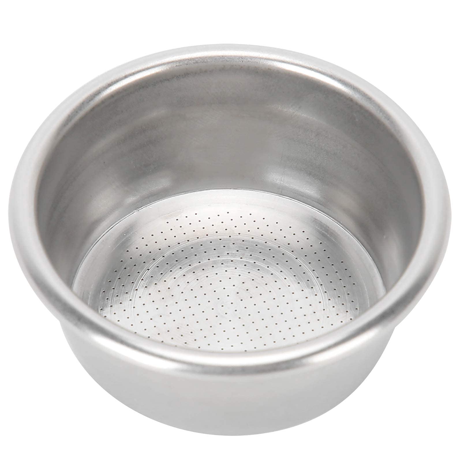 Premium 53mm Stainless Steel Coffee Filter Basket - Single Wall Pressureless Porous Strainer for Espresso Machines | Perfect for Home Baristas & Coffee Shops
