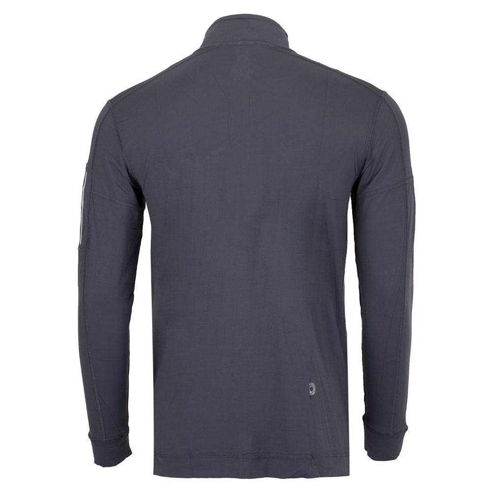 Men's UPF 50+ Sun Protection Mock Neck Zip-Up Active Shirt - Lightweight Quick-Dry Workout & Outdoor Sports Top for Running, Hiking, Golf
