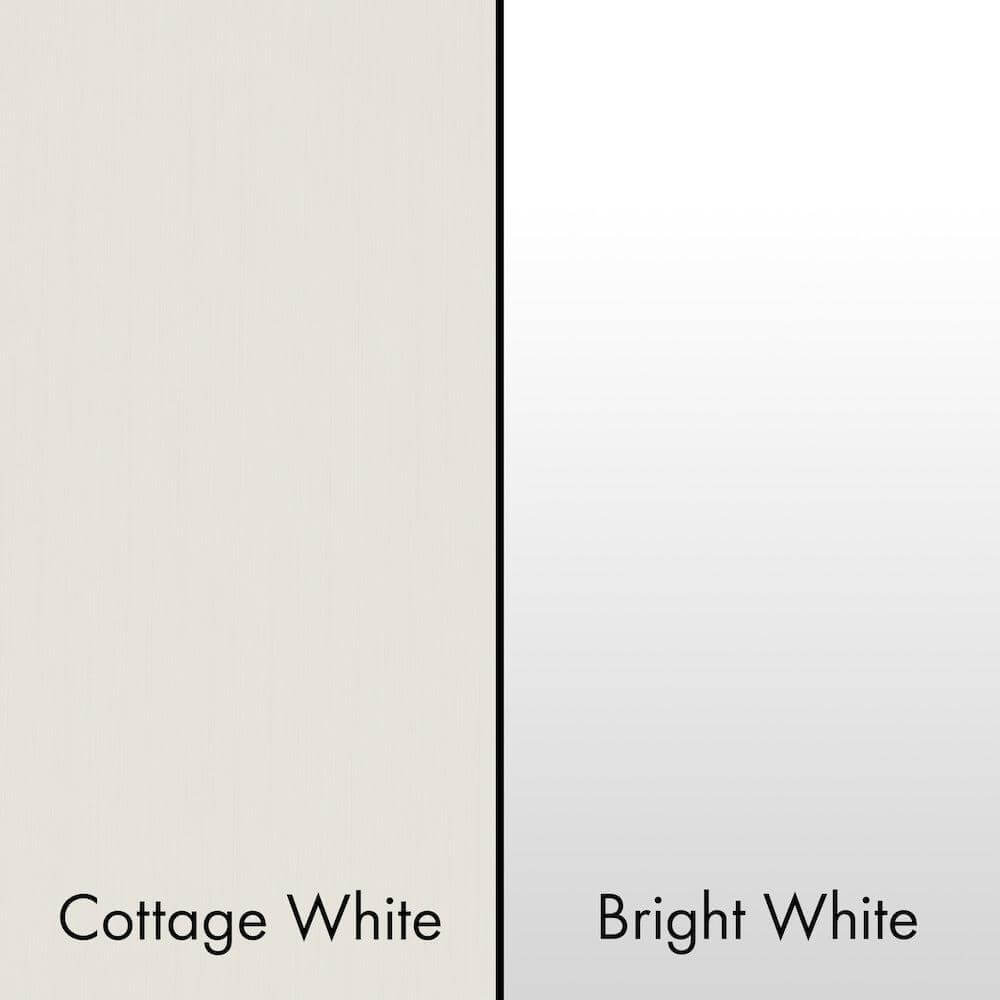 ZLINE 61 Inch Smooth Bright White Wooden Chimney Extension for Ceilings up to 12 Feet (KBWW E) - Perfect for Kitchen Range Hood Ventilation and Home Decor