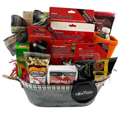 Premium Golf Gift Basket Set - Perfect for Golf Enthusiasts | Ideal for Birthdays, Holidays & Corporate Gifts