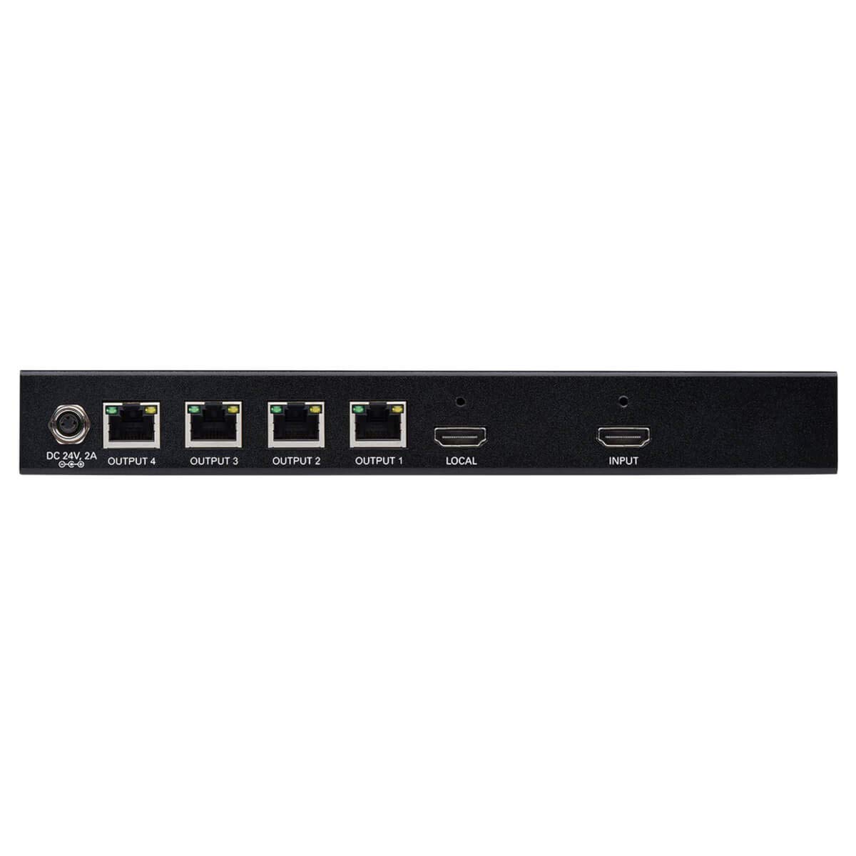 Tripp Lite HDMI Over Cat6 Extender Splitter 4-Port with PoC - 4K@60Hz 4:4:4 TAA Compliant (B127P-004-H) - Perfect for Home Theaters, Conference Rooms & Multi-Display Setups