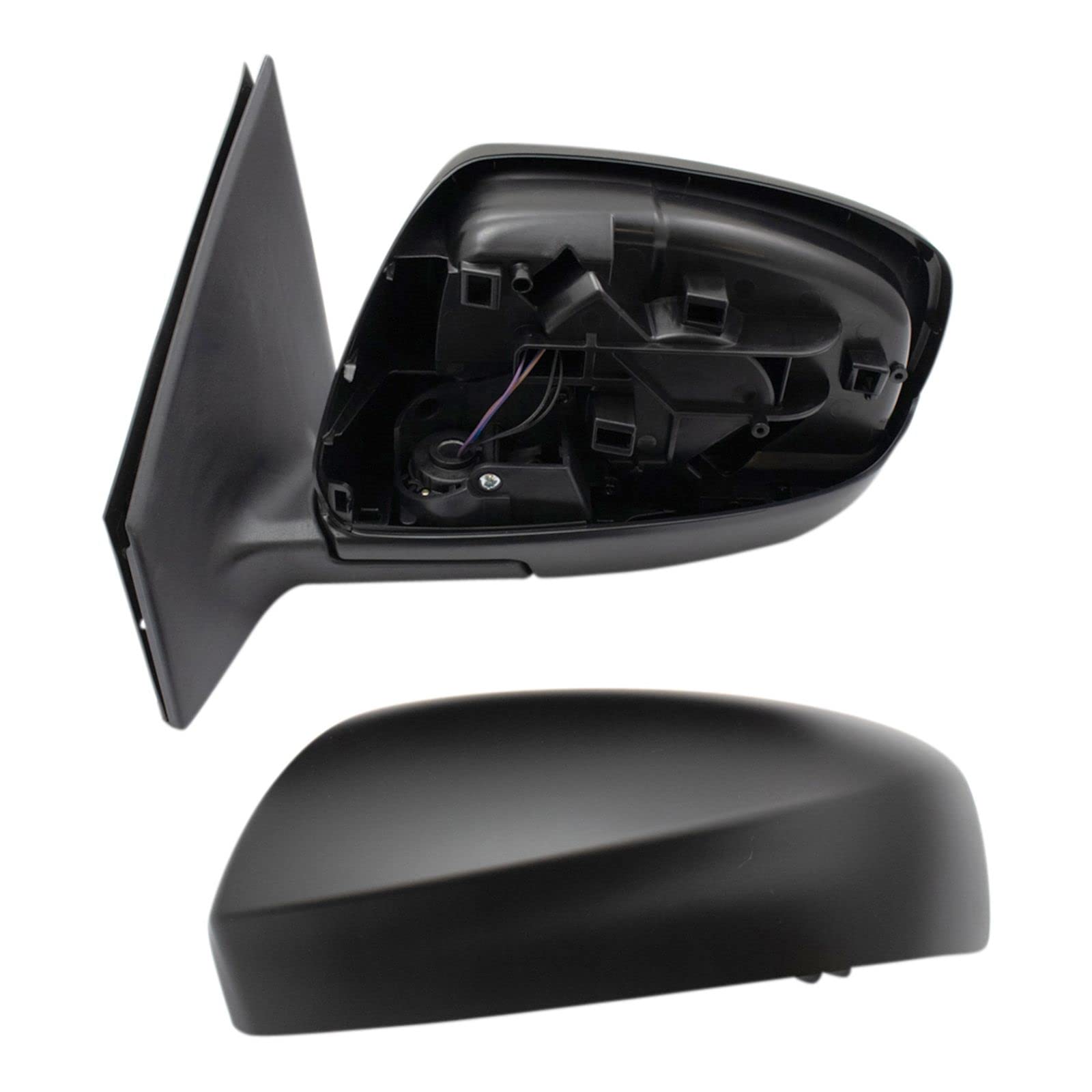 Heated Side Mirror Set for Driver & Passenger - Compatible with 2010-2015 Mazda CX-9 (MA1320169, MA1321169) - No Housing Turn Signal or Blind Spot Indicator - Perfect for Winter Driving & Enhanced Visibility