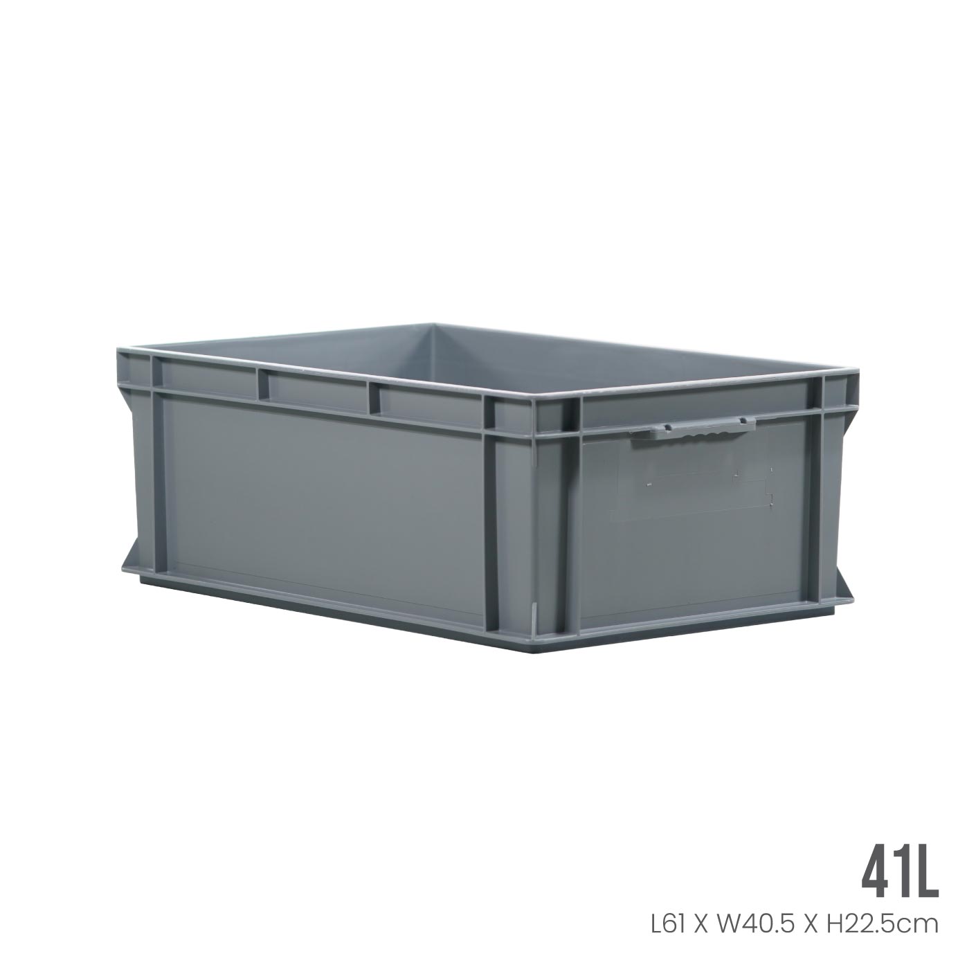 Heavy Duty Industrial Storage Container - Durable Plastic Bins for Warehouse Organization & Garage Storage (ID4714) | Perfect for Tool Storage, Home Organization & Commercial Use