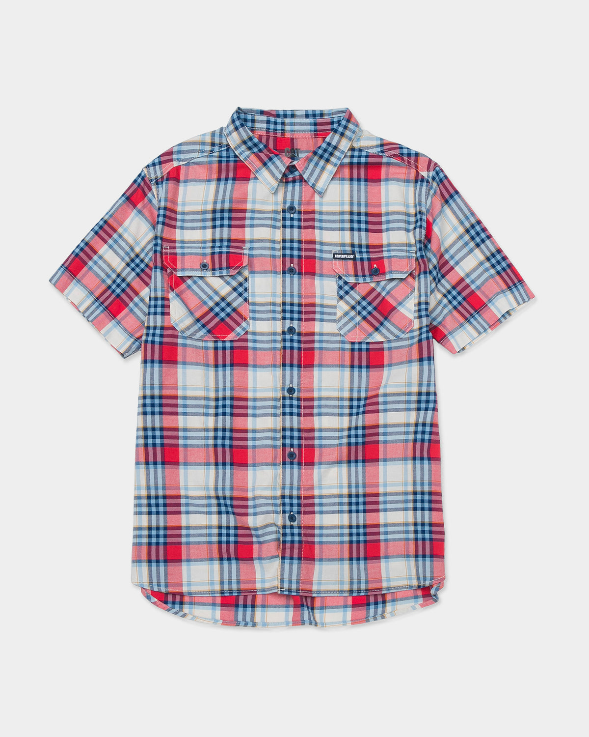Men's Plaid Work Shirt - Durable Flannel Button Down Shirt for Outdoor Work, Camping & Casual Wear