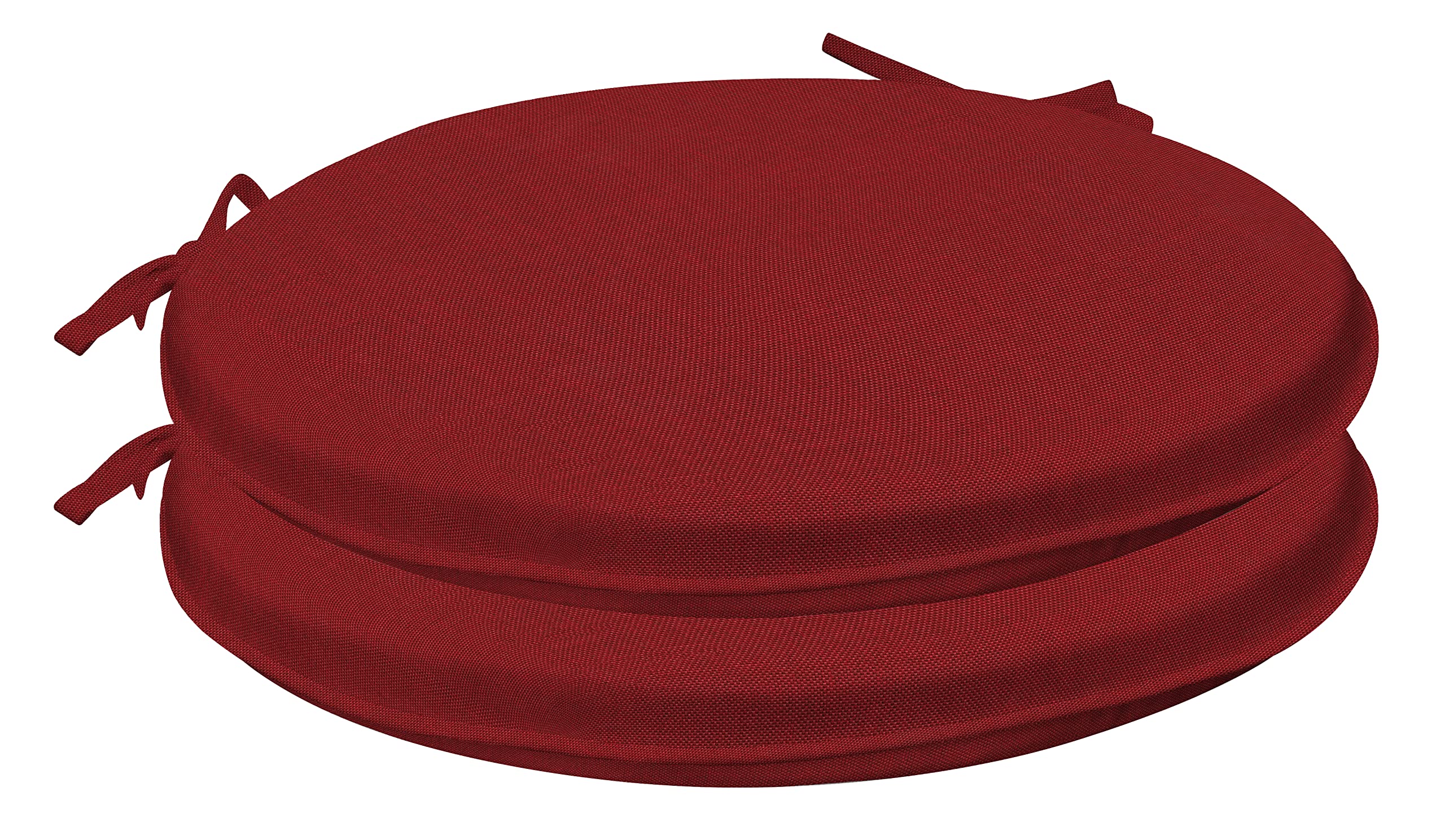 Premium 2-Pack Honeycomb Textured Round Seat Cushions - 15.5