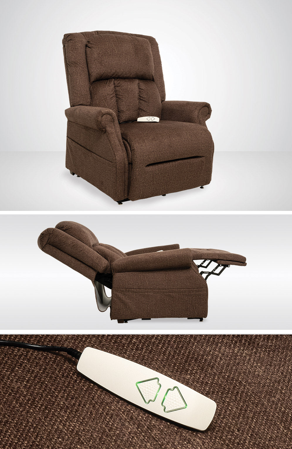 Trio Tenacity Vance Cafe Lift Chair MM7001 CDV A01 - Power Recliner for Elderly & Mobility Assistance - Perfect for Living Rooms, Bedrooms & Home Theaters