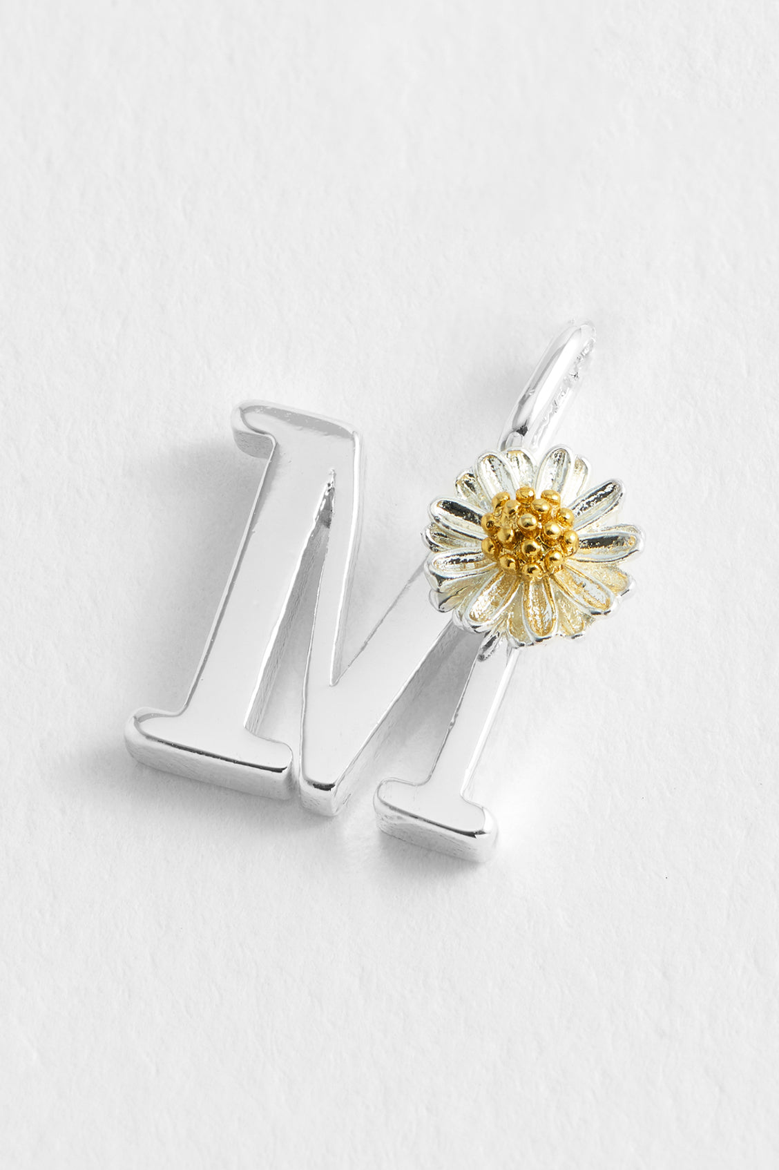 Personalized Wildflower Initial Charm Necklace - Dainty Floral Letter Pendant Jewelry for Women - Perfect for Birthdays, Anniversaries & Everyday Wear