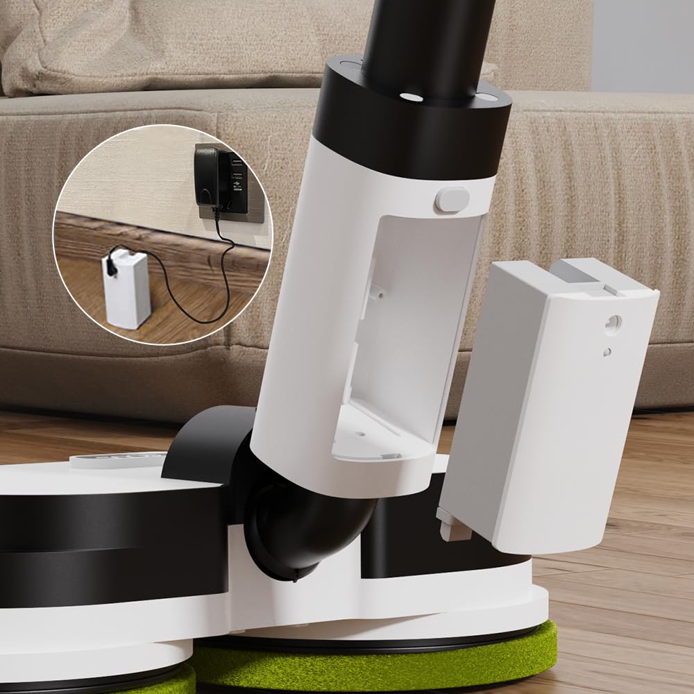 E700 Electric Mop Replacement Detachable Battery Pack (Charger Not Included) - Compatible with E700 Mop Models - Perfect for Home Cleaning & Floor Maintenance