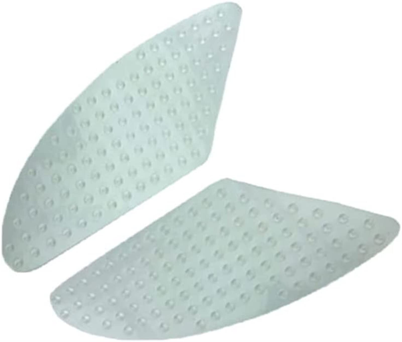 KABELIF Anti-Skid Heat Insulation Stickers for Kawasaki Motorcycle - 1 Pair Rubber Fuel Tank Knee Pads (Transparent) | Motorcycle Decal & Protection for Long Rides & Commuting
