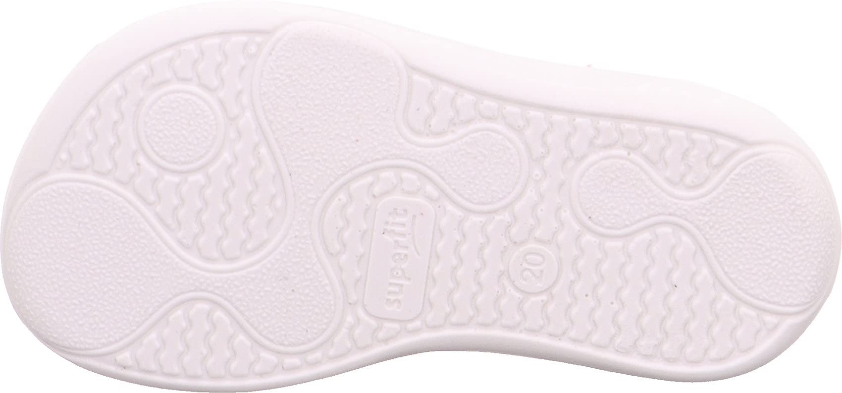 Superfit Girls' Low-Top Sneakers - Pink & White Athletic Shoes for Toddlers Size 2/3 US - Perfect for Playground, Preschool & Everyday Wear