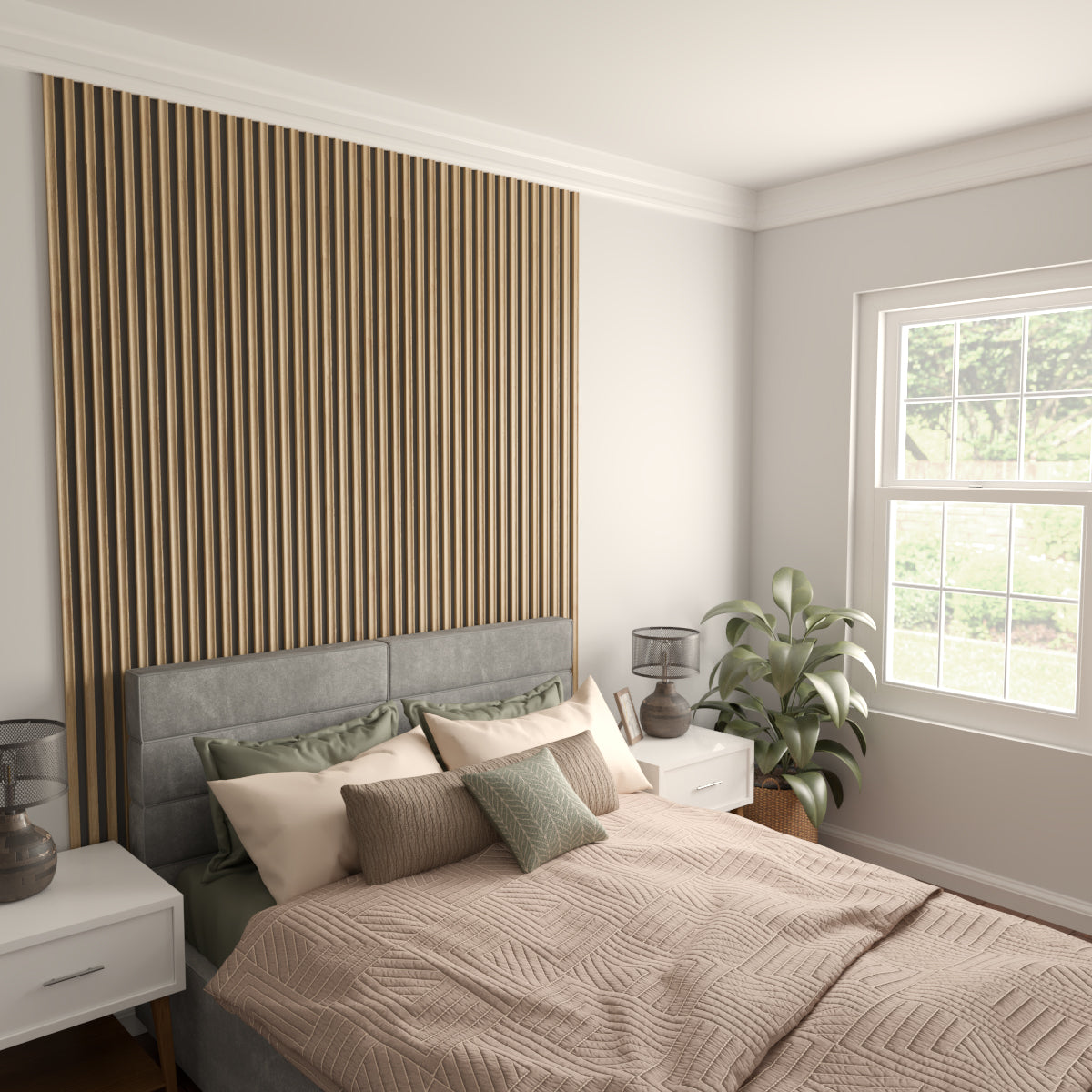Premium Stain Grade Hardwood Slats - Concave Design for Custom Furniture & DIY Projects - Perfect for Cabinets, Shelving, and Home Decor