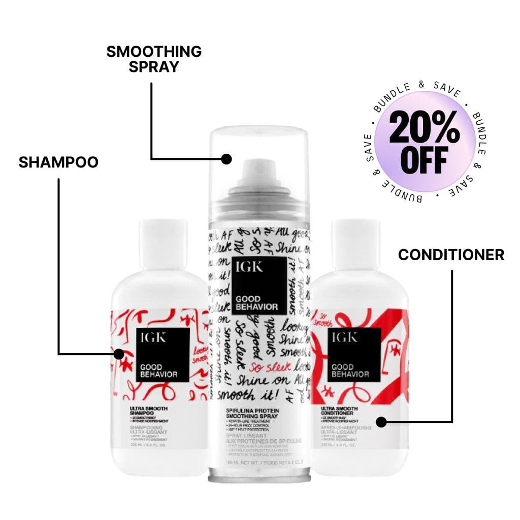 Best Smoothing Spray for Frizzy Hair - Tames Flyaways & Adds Shine - Perfect for Daily Styling & Heat Protection