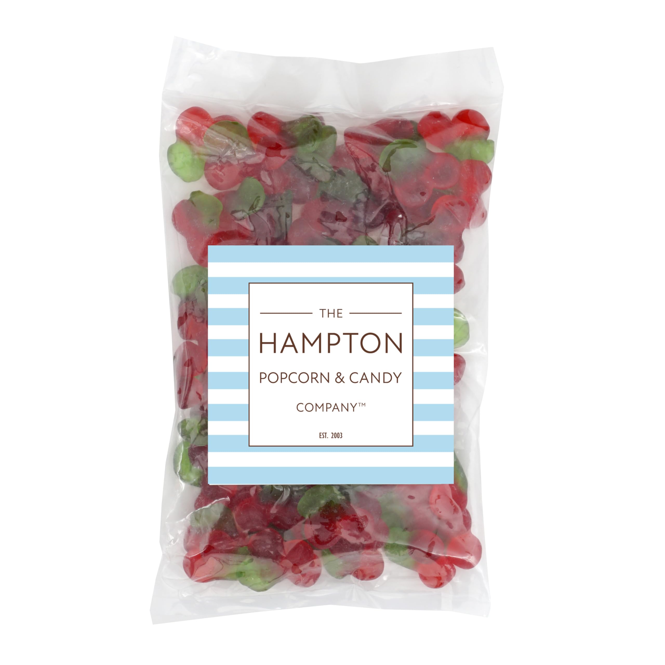 Hampton Candy Company 1lb Bulk Gummy Cherries - Cherry Flavored Soft Candy for Parties, Snacks & Gift Baskets
