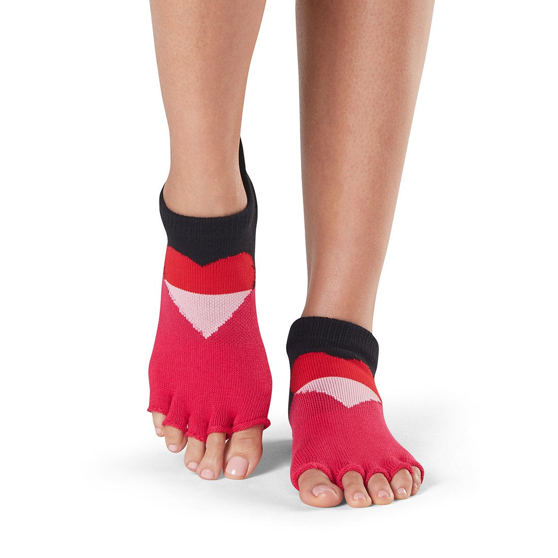 ToeSox Low Rise Grip Socks - Non-Slip Half Toe Yoga & Pilates Socks for Women - Perfect for Barre, Dance, and Workout Sessions