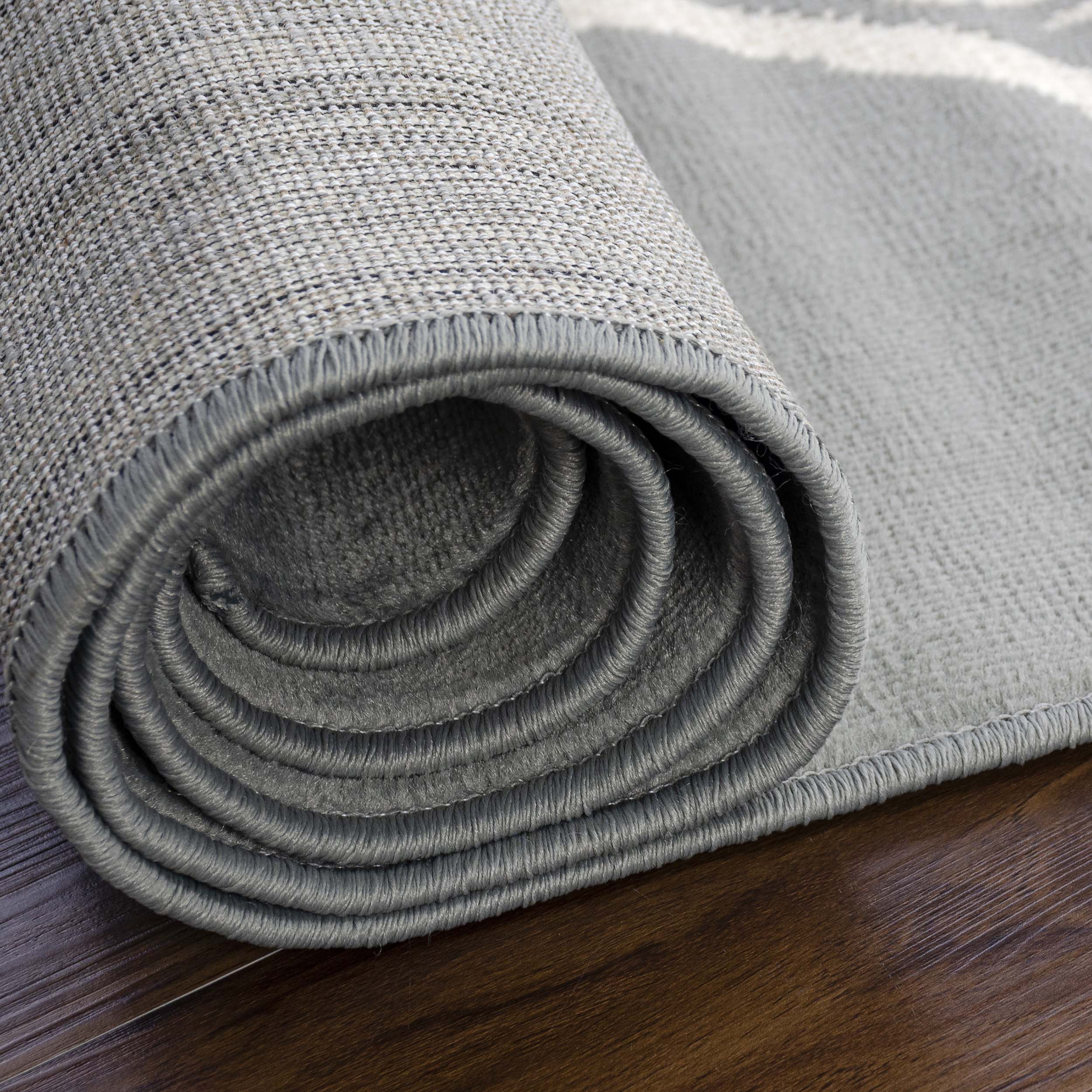 Vines Floral Scrolling Rustic Indoor Area Rug - Soft Non-Slip Boho Chic Floor Mat for Living Room, Bedroom & Nursery Decor