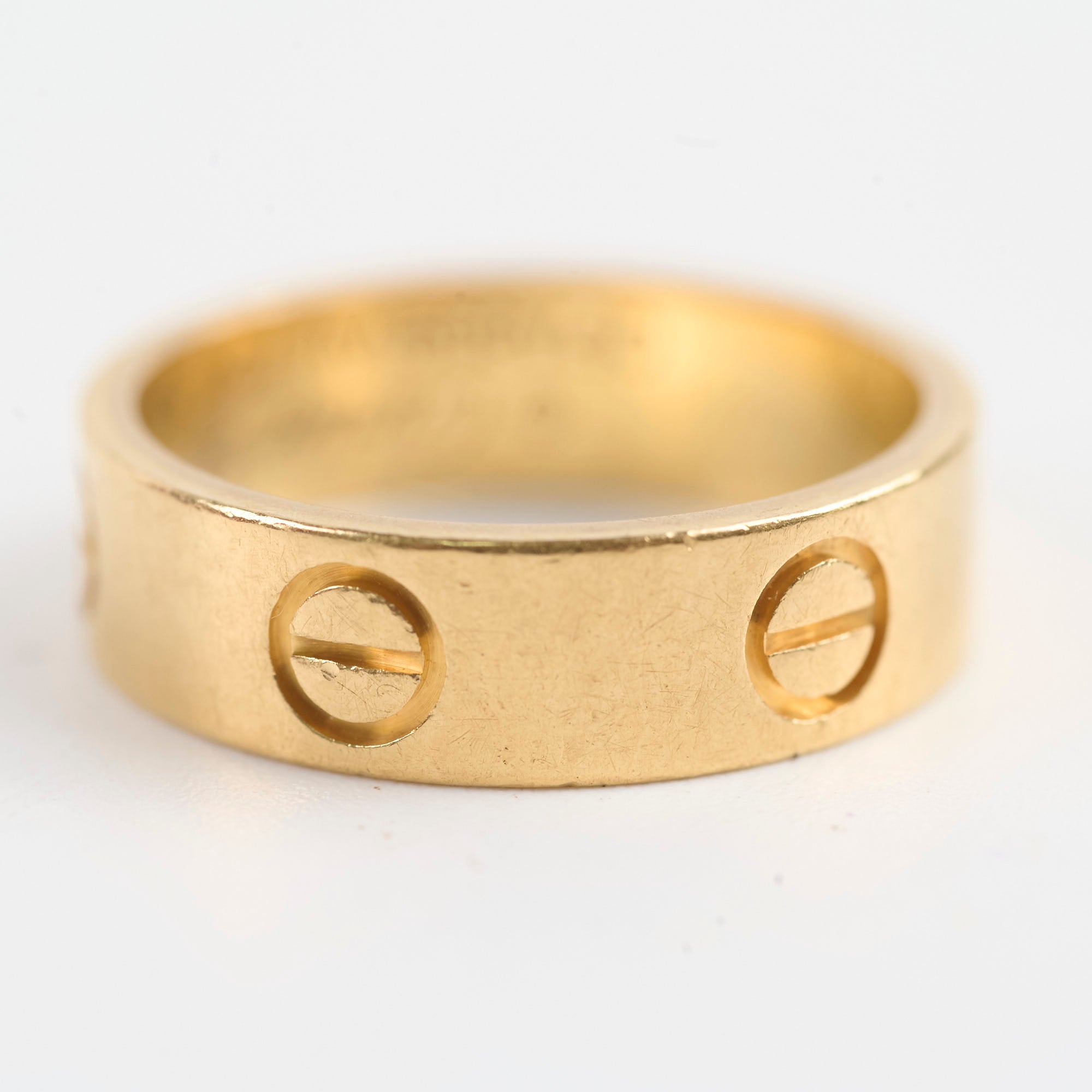 Cartier Love Ring Classic Model 18K Yellow Gold Size 54 - Luxury Wedding Band for Men & Women, Perfect for Engagements, Anniversaries and Special Occasions