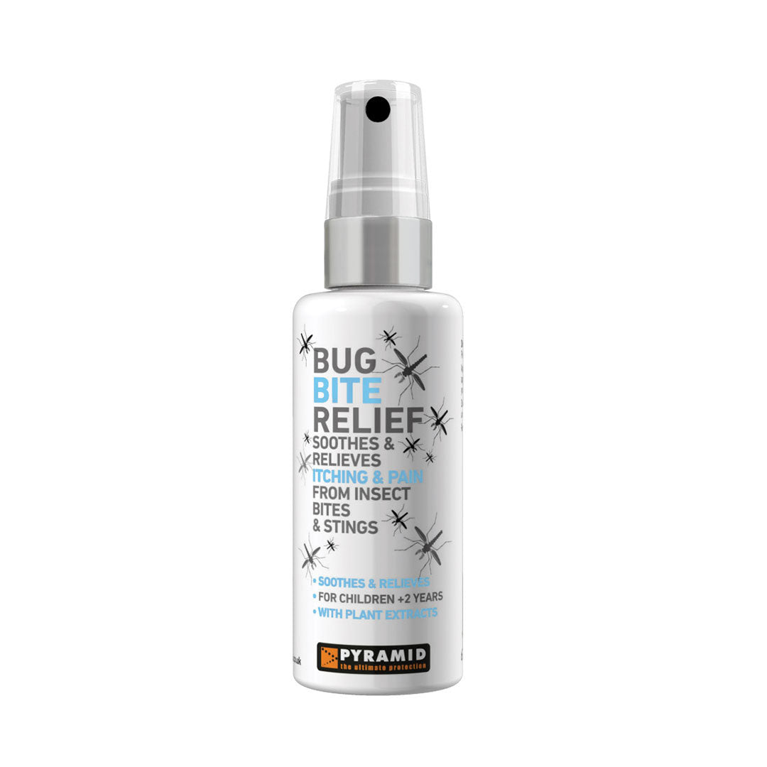 Pyramid Insect Bite & Sting Relief Spray 60ml - Fast Itch Relief for Mosquito, Bee & Bug Bites - Perfect for Camping, Hiking & Outdoor Activities