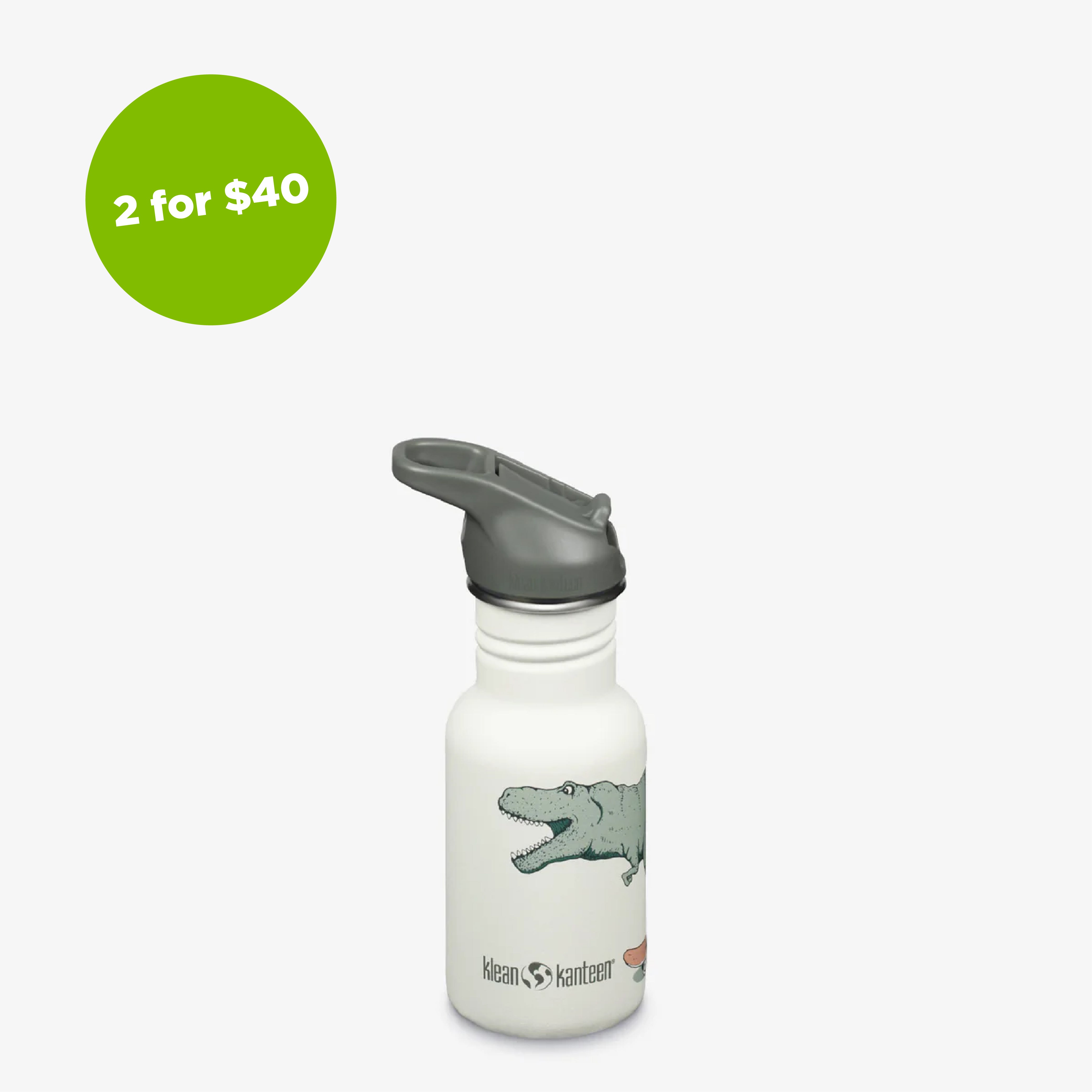 12 oz (355ml) Classic Kids Water Bottle with Flip Seal Sport Cap - Leak Proof, BPA Free, Ideal for School, Sports & Outdoor Activities