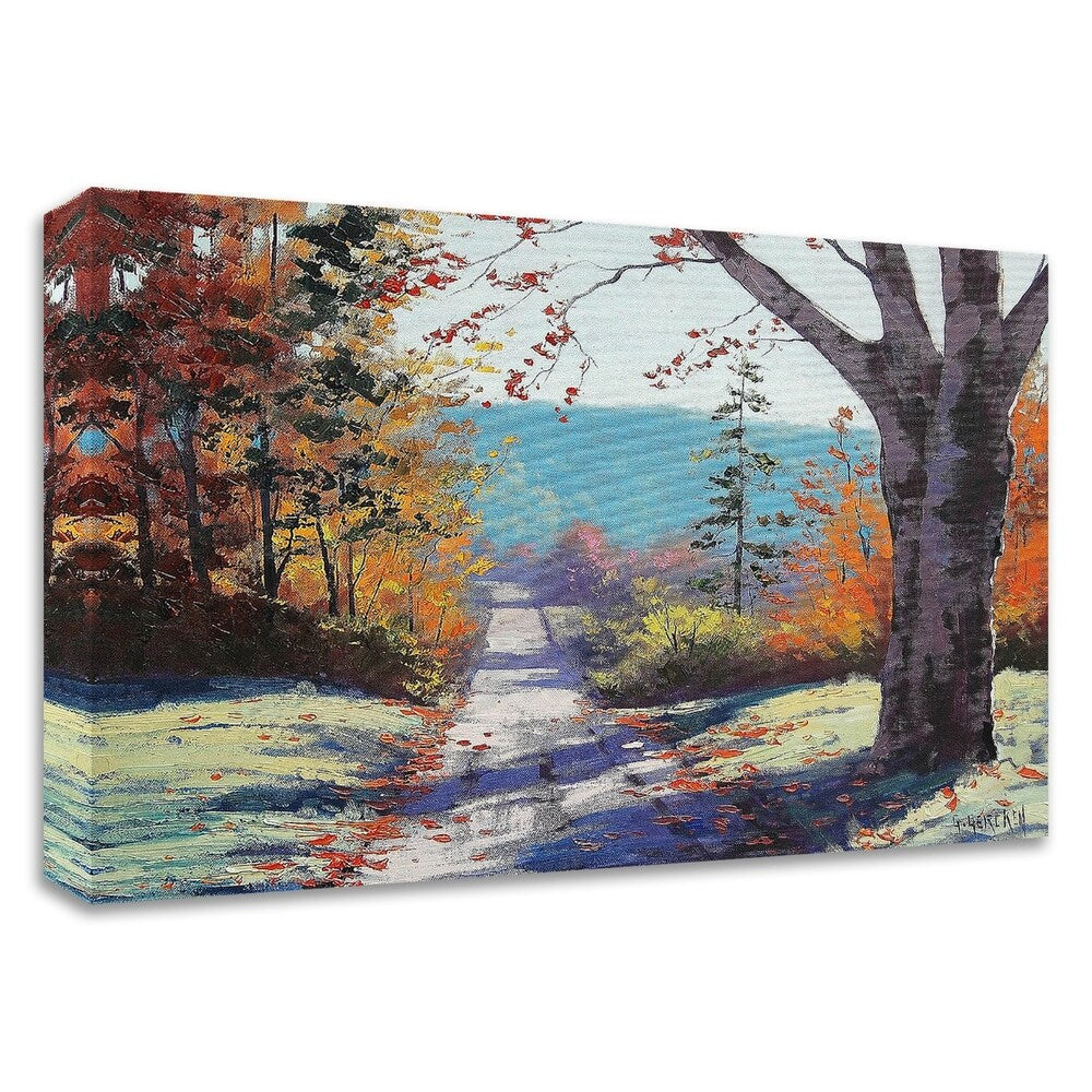 Autumn Delight Landscape Art Print by Graham Gercken - Premium Canvas Wall Art Ready to Hang - Perfect for Living Room, Bedroom & Office Decor