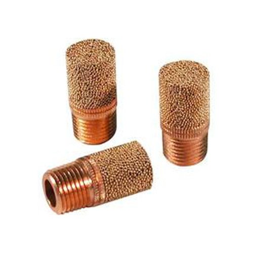 SMC AN101-01 Air Silencer - 1/8 Inch Port, 145 PSI, BC Sintered Body Type for Compressed Air Systems - Perfect for Industrial Pneumatic Equipment and Machinery Noise Reduction