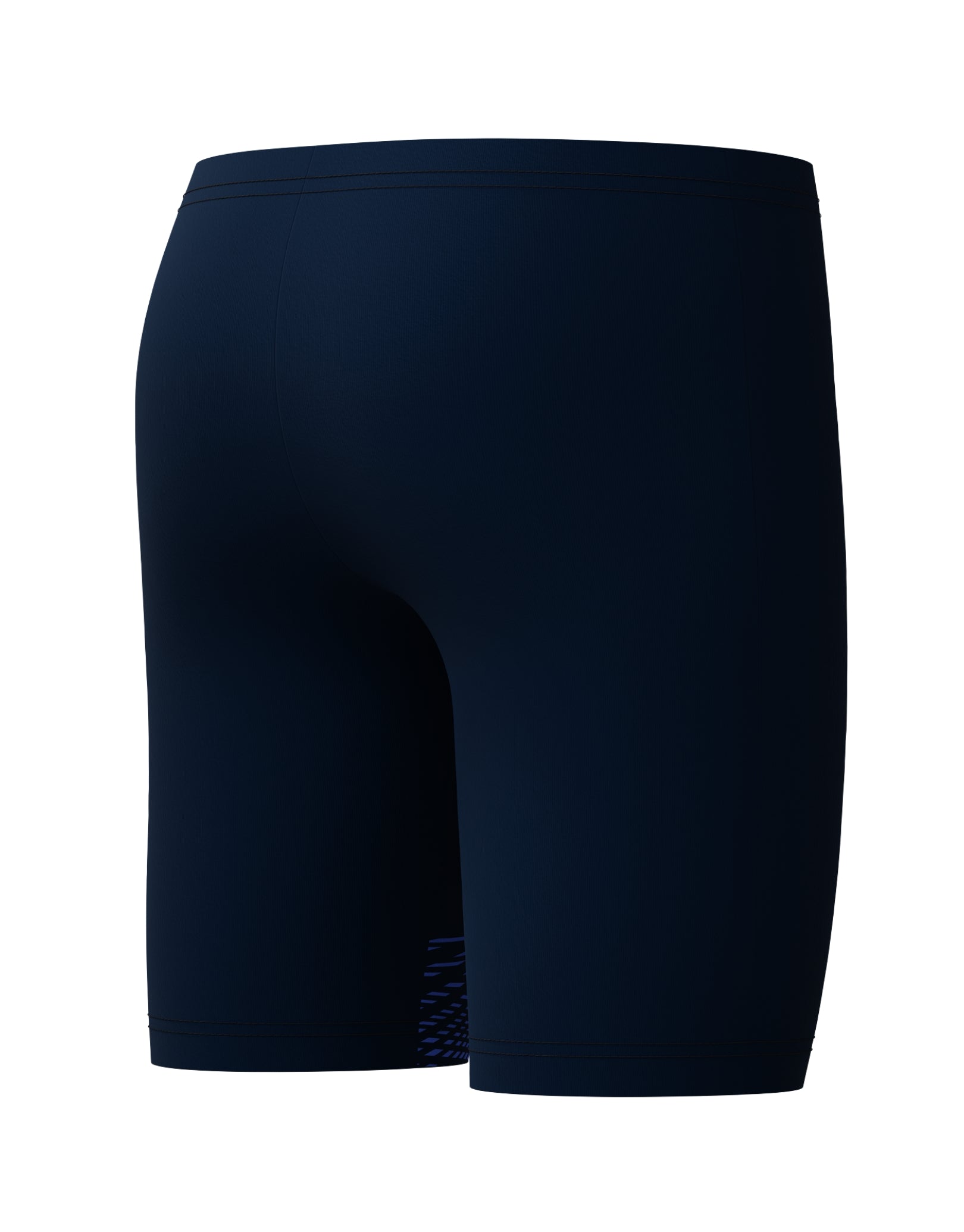 Boys' Medley Logo Swim Jammer - Navy/Blue - Quick-Dry Competitive Swimwear for Kids' Swimming Lessons & Pool Activities