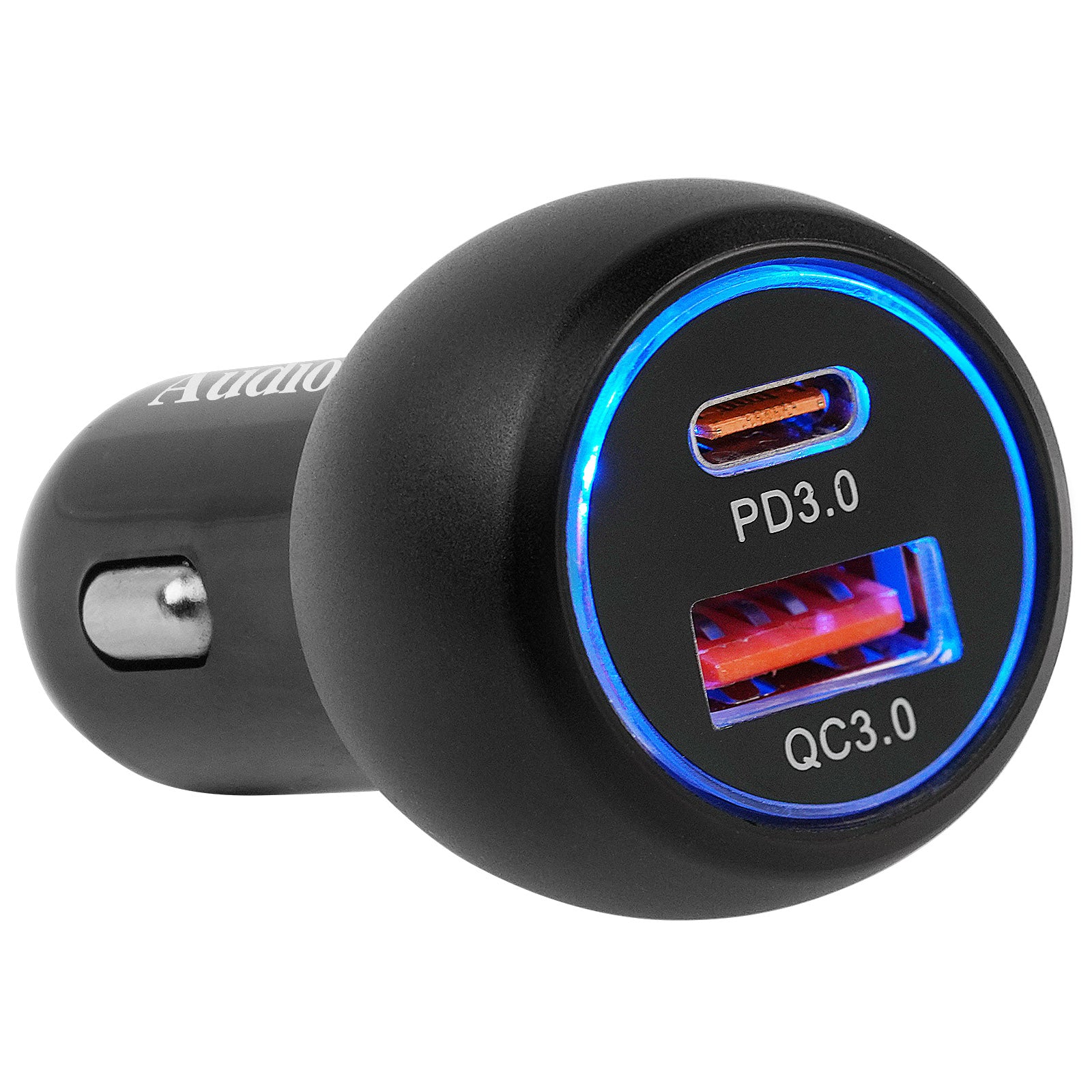 Fast Charging 2-Port USB A+C Car Charger with QC3.0 - AIQ V12 UC - Power Your Phone & Tablet on Road Trips & Commutes