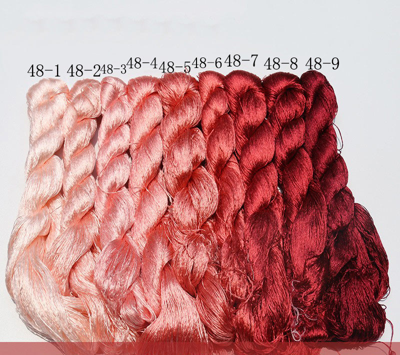 400m Suzhou Embroidery Mulberry Silk Thread - Premium Handcrafted Chinese Embroidery Yarn for DIY Needlework, Cross Stitch & Fabric Art Projects